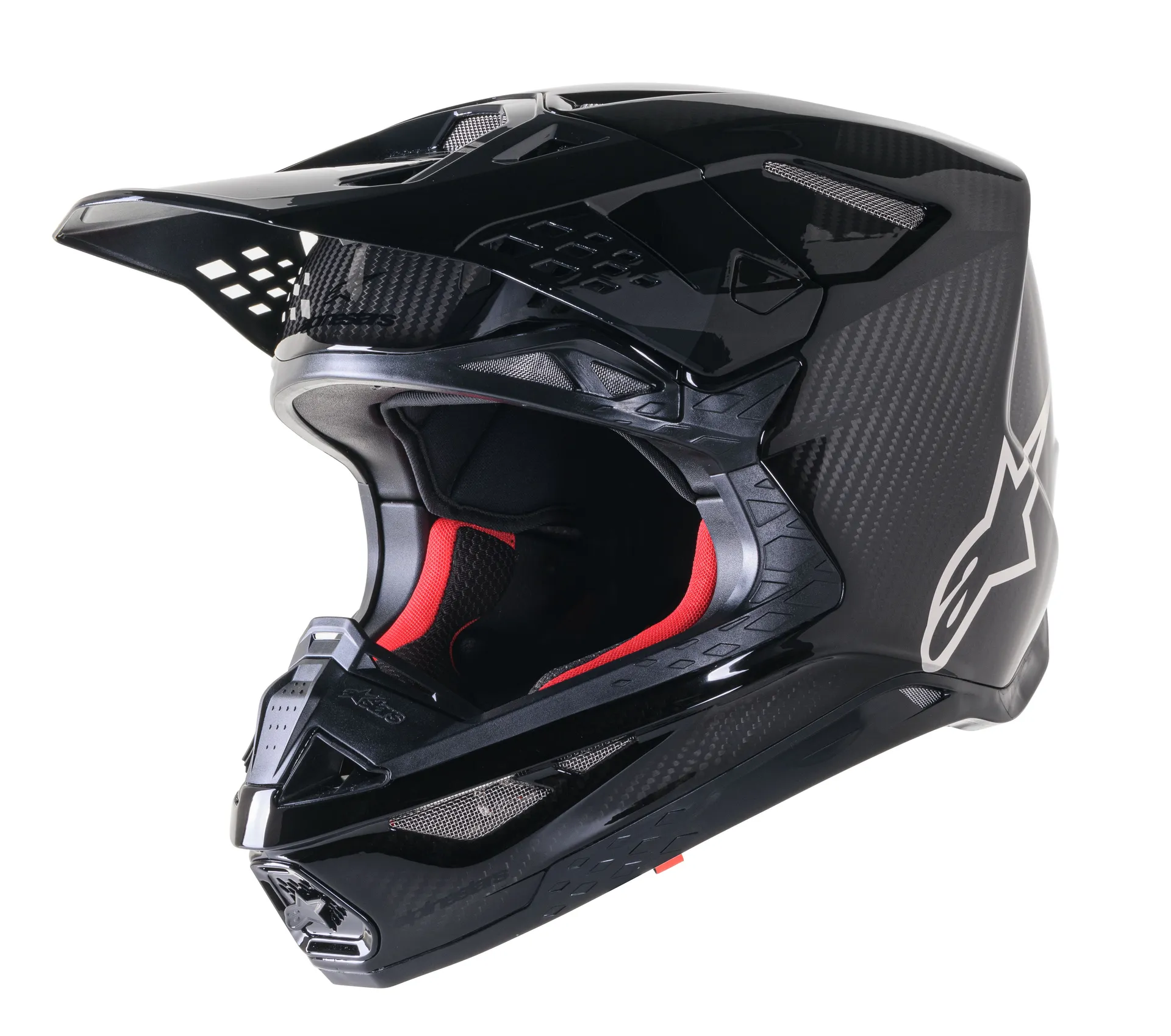 Alpinestars SM10 Helmet - Fame Carbon - Alpinestars - Motocross Parts