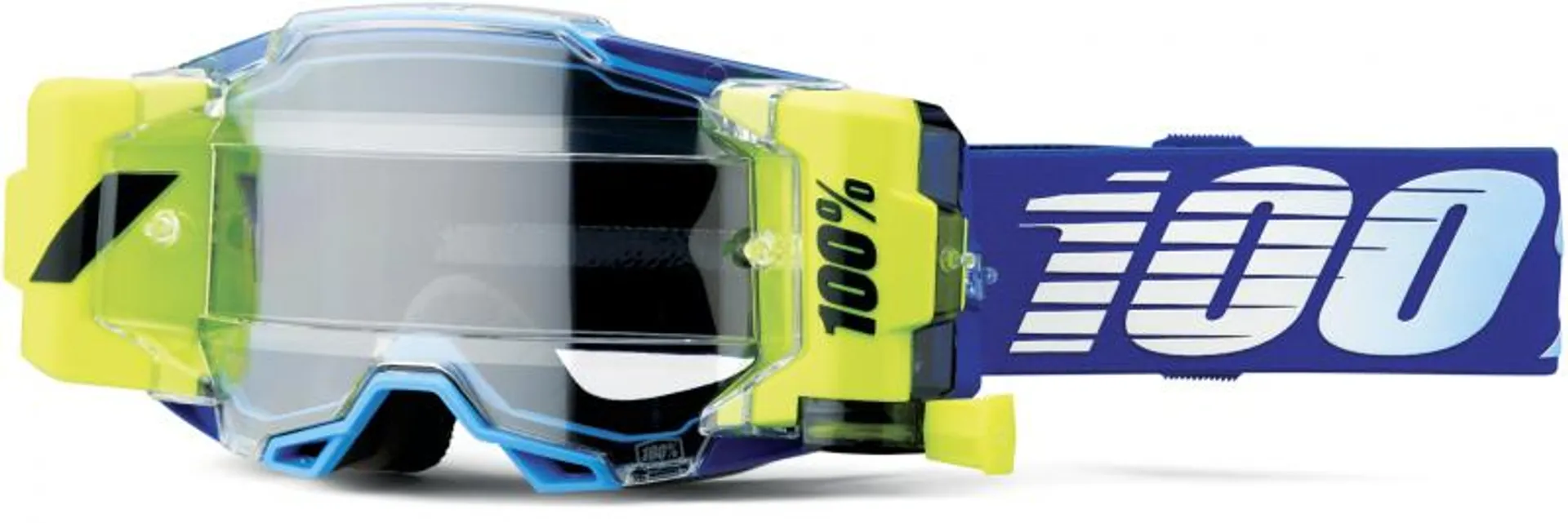 100% ARMEGA ForeCast Blue / CLEAR - 100% - Motocross Parts