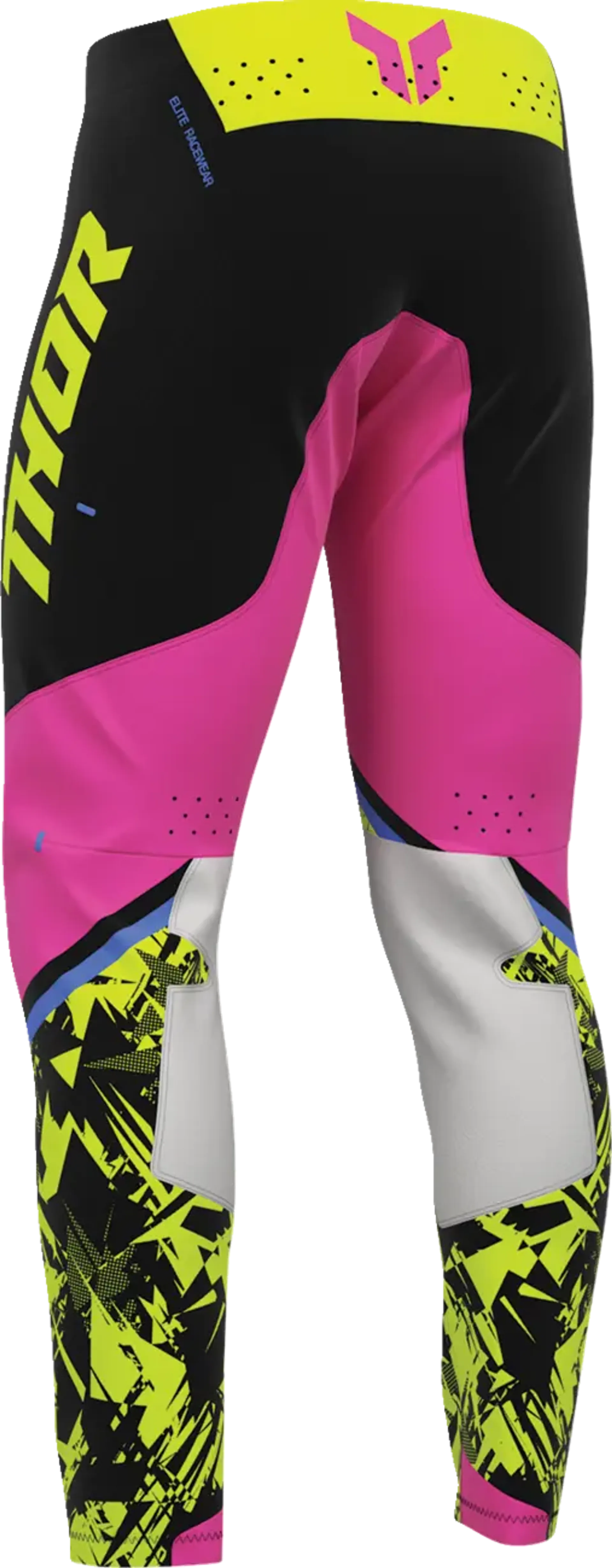 Thor Sportmode Pant - Punk'd Black/Fuchsia - Thor
