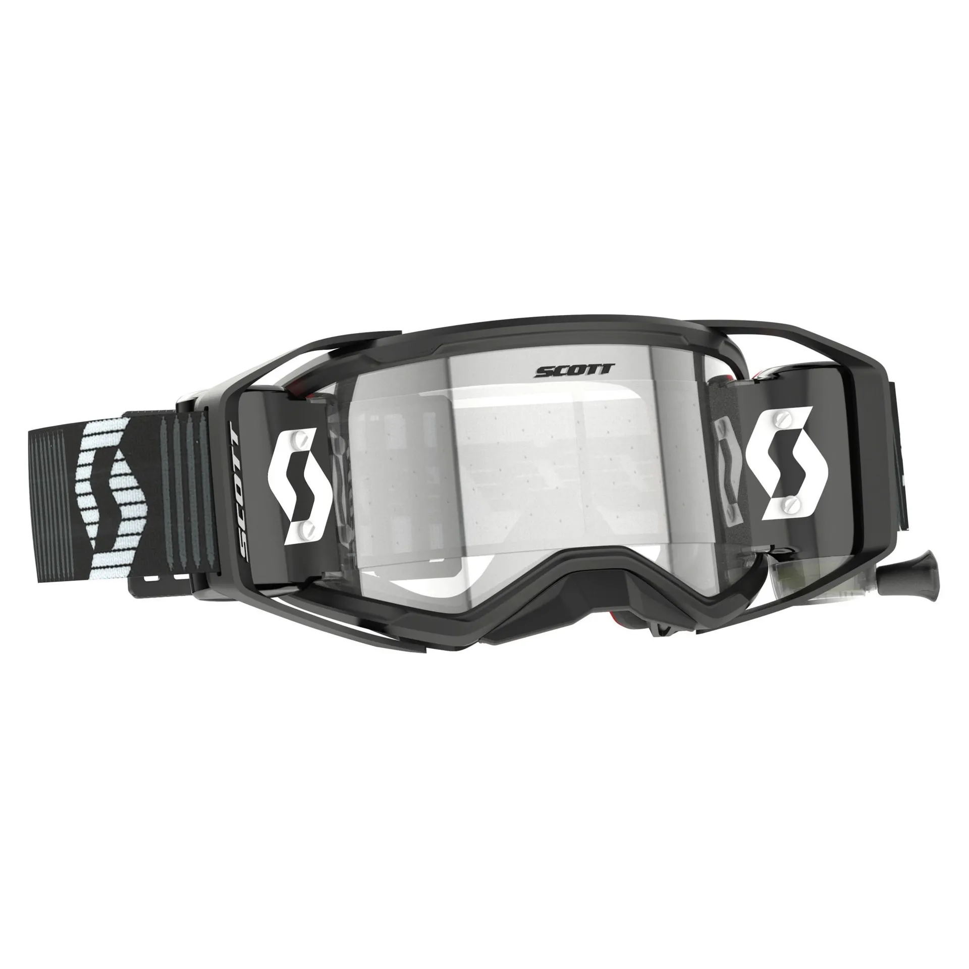 Scott Goggle Prospect 2.0 Super WFS sort/hvid klar works - Scott - Motocross Parts