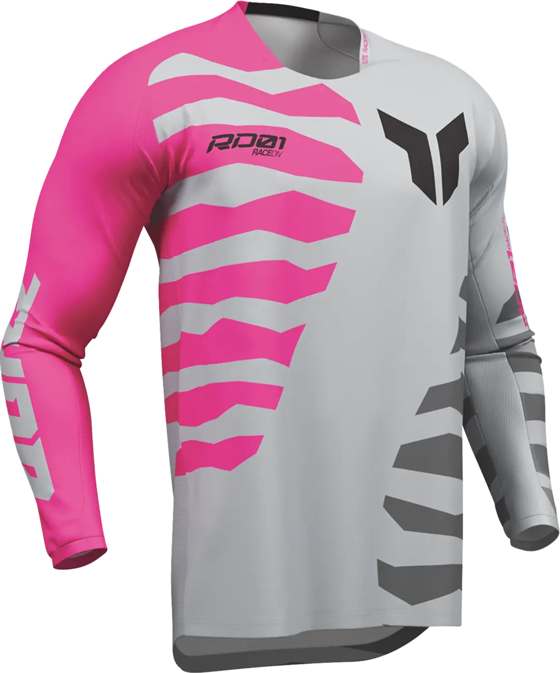 Thor Launchmode Jersey - Shredder Gray/Fuchsia - Thor