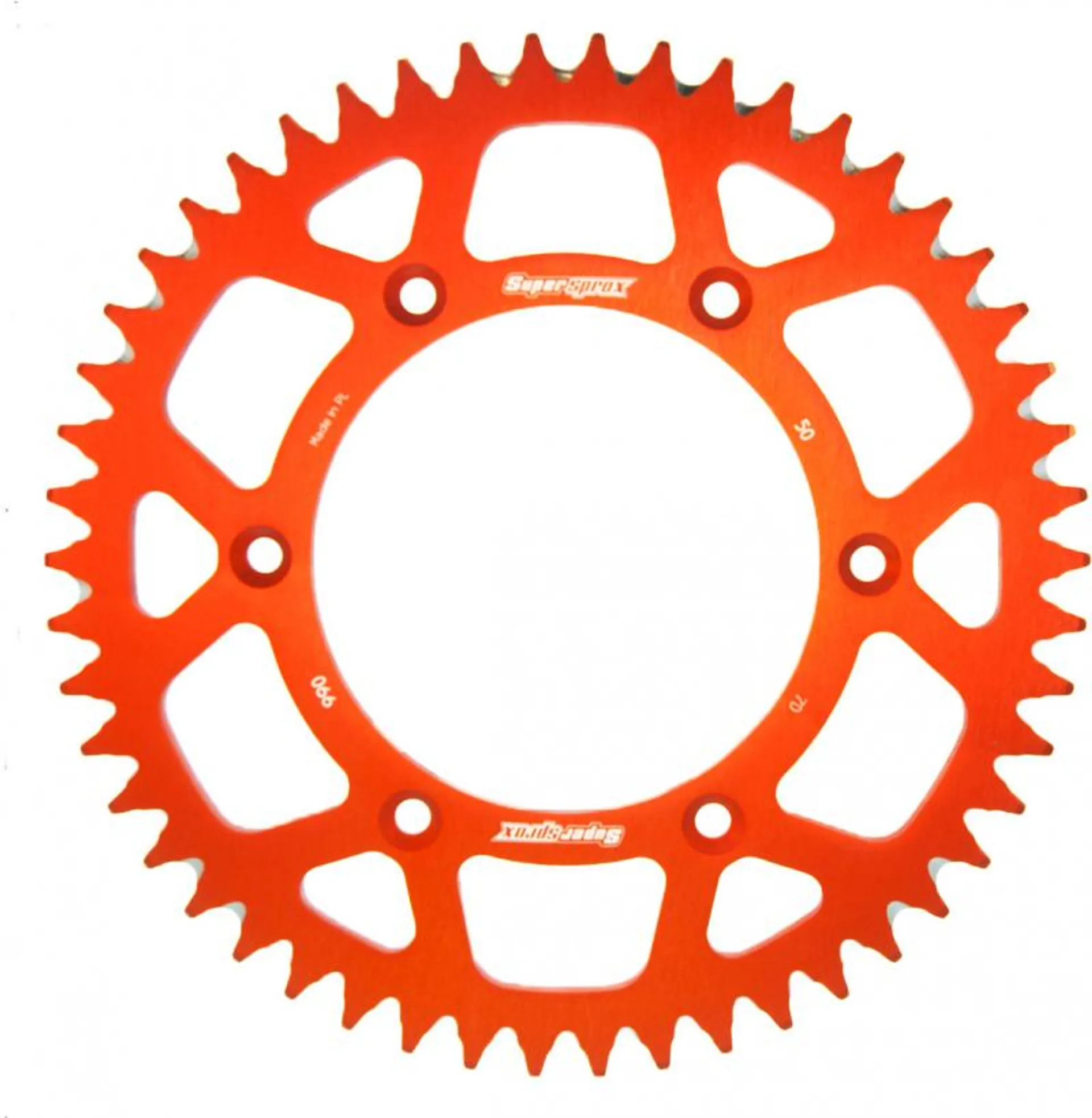 Supersprox rear sprocket alu orange - SX/SX-F/MC/EC/TC/FC - Supersprox - Motocross Parts