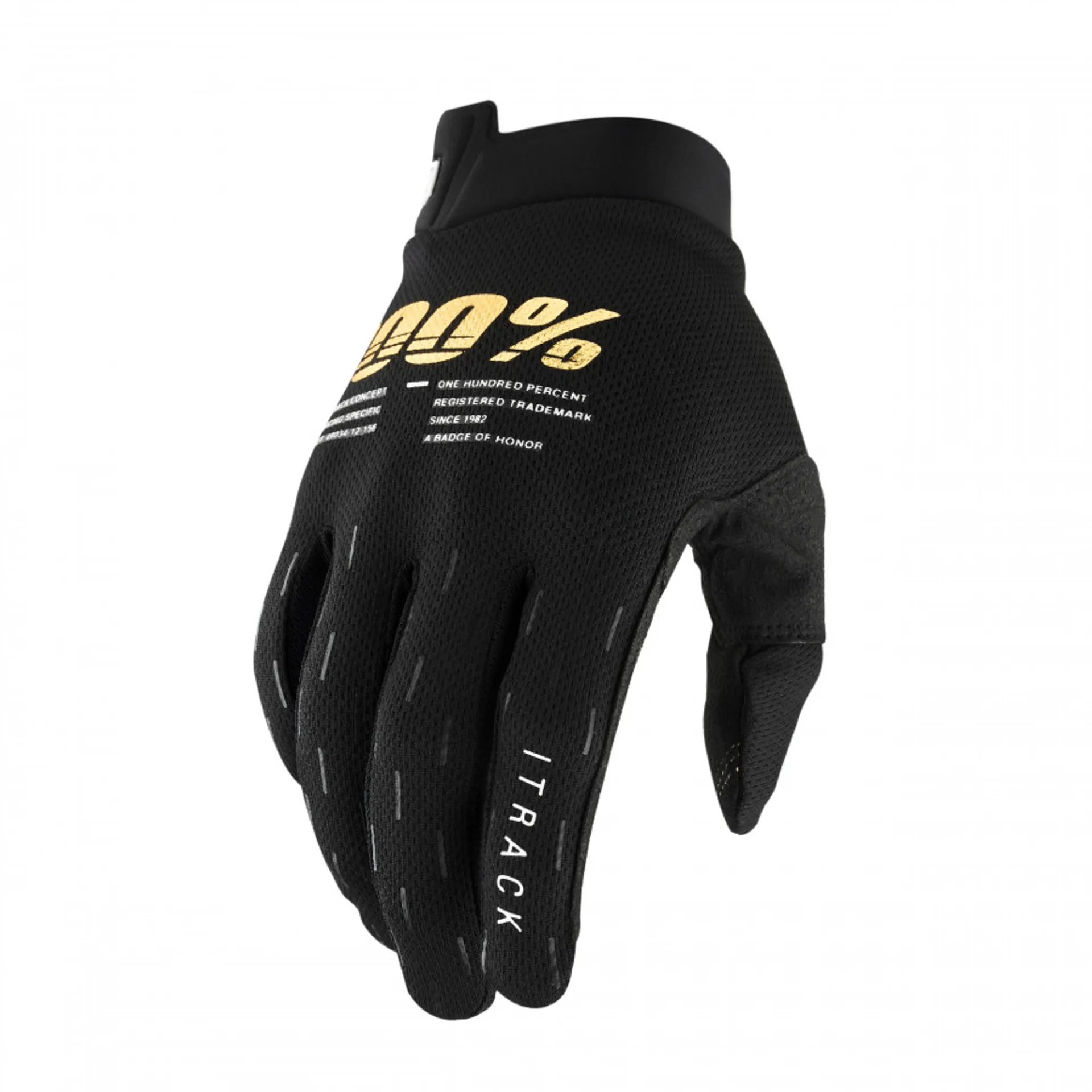 100% ITrack-handsker - sort - 100% - Motocross Parts