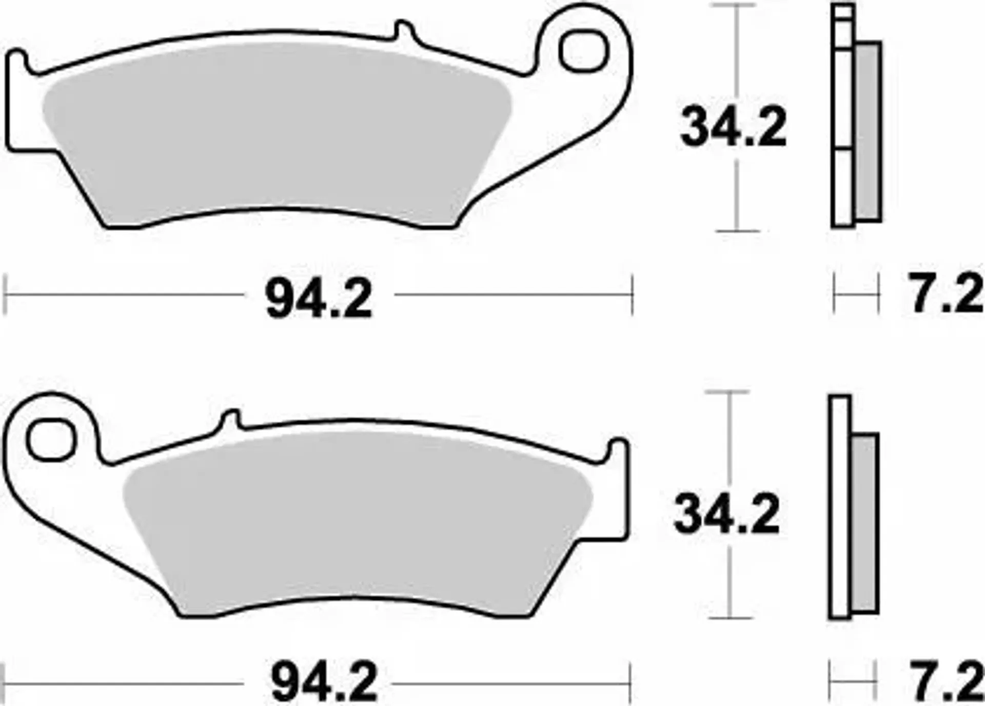 Moto-master Nitro bremseklodser Yamaha 1998-2020 - Moto-Master - Motocross Parts
