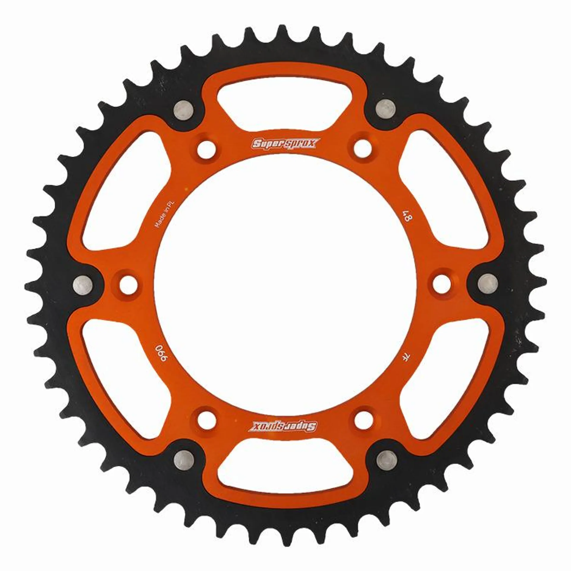 Supersprox rear sprocket stealth orange - SX/SX-F/MC/EC/TC/FC - Supersprox - Motocross Parts
