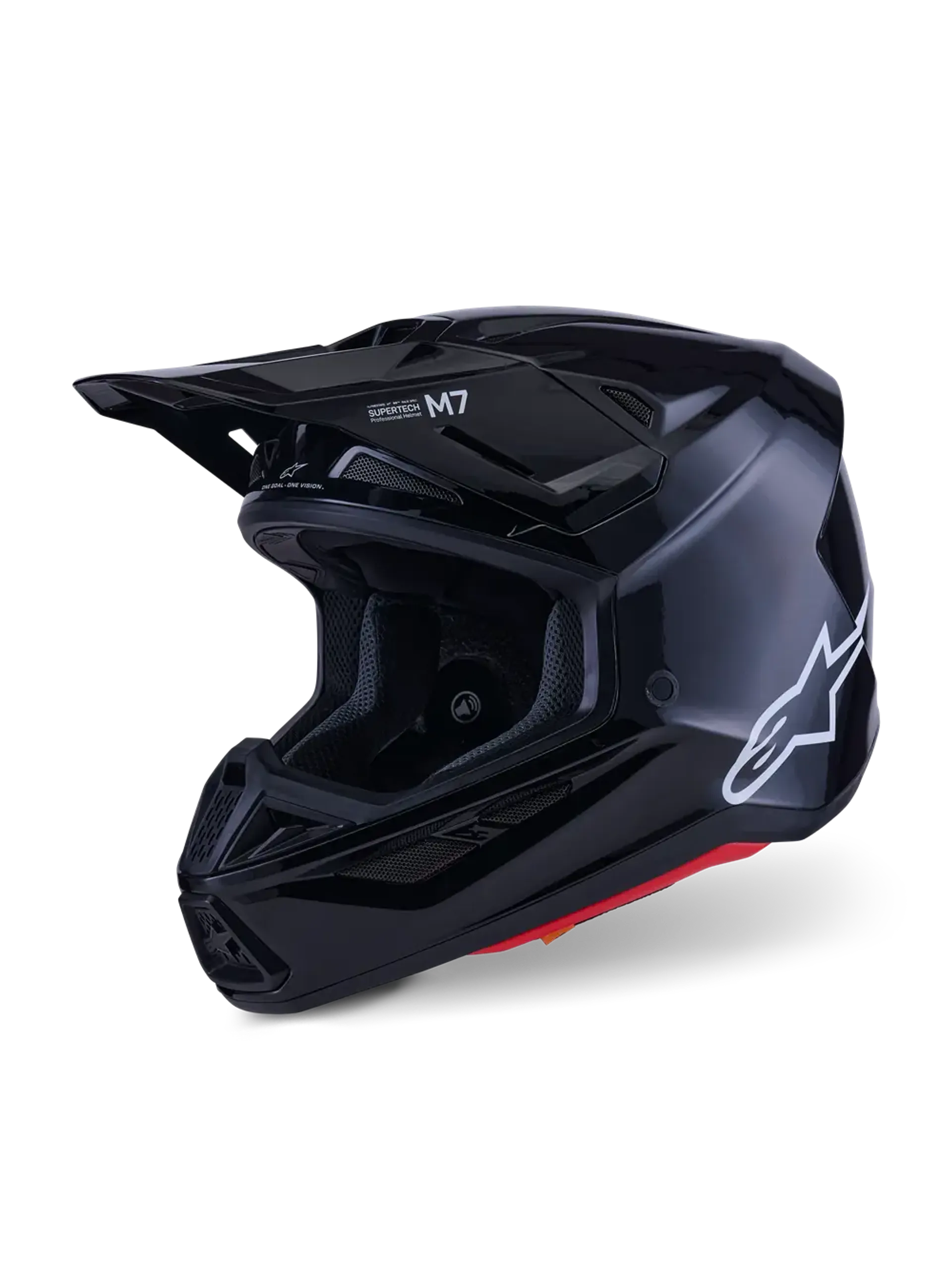 Alpinestars SM7 hjelm - Sort blank - Alpinestars - Motocross Parts