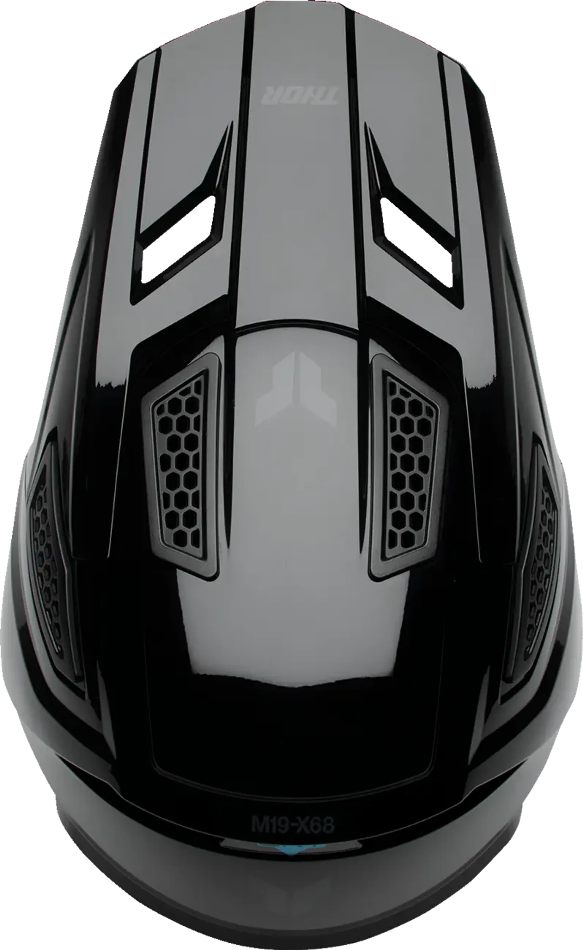 Thor Fleet Blackout hjelm - Blackout gloss - Thor