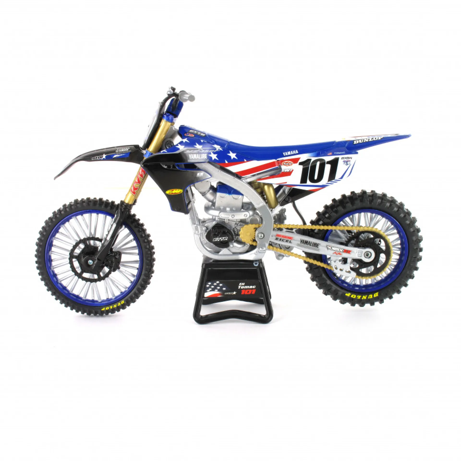 Yamaha YZ450F Motocross of Nations Eli Tomac #101 1:12 legetøjscrosser - New-Ray - Motocross Parts