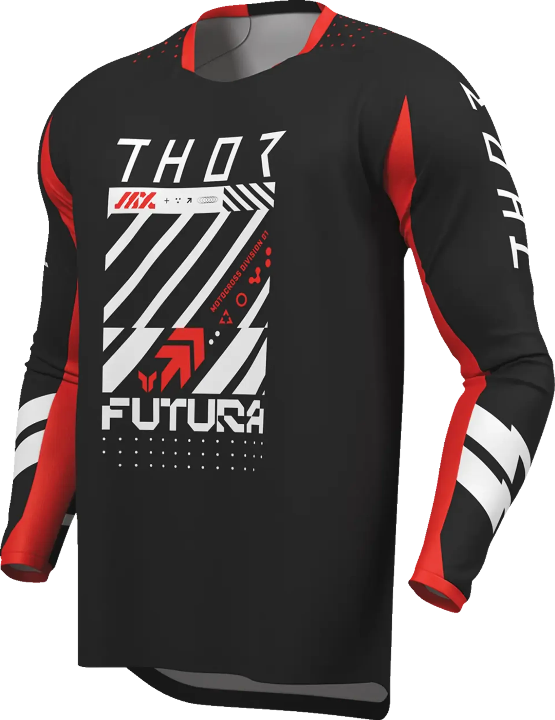 Thor Launchmode Futura Jersey - Black/Red - Thor