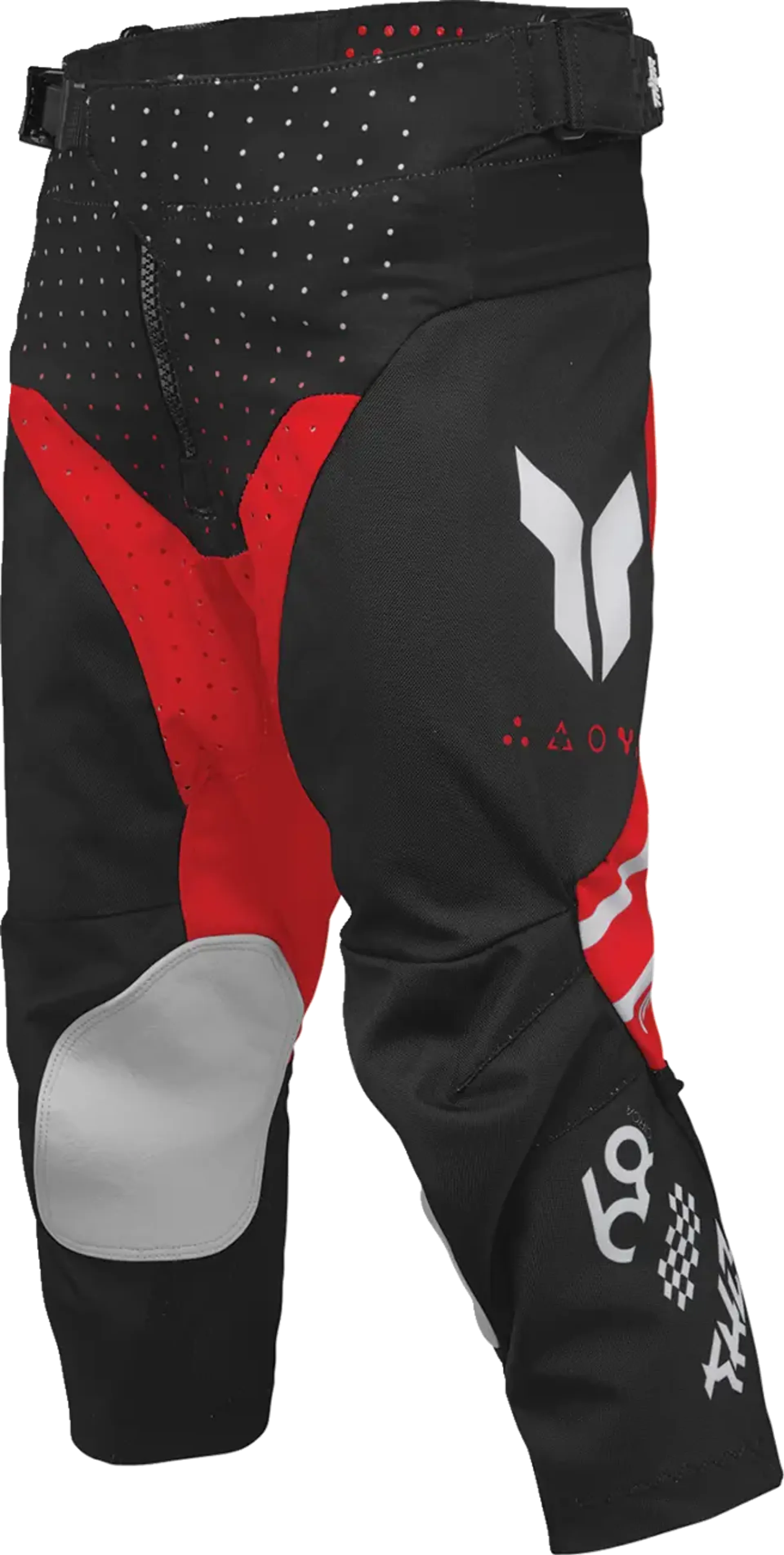 Thor Youth Launchmode Futura bukser - Sort/Rød - Thor - Motocross Parts