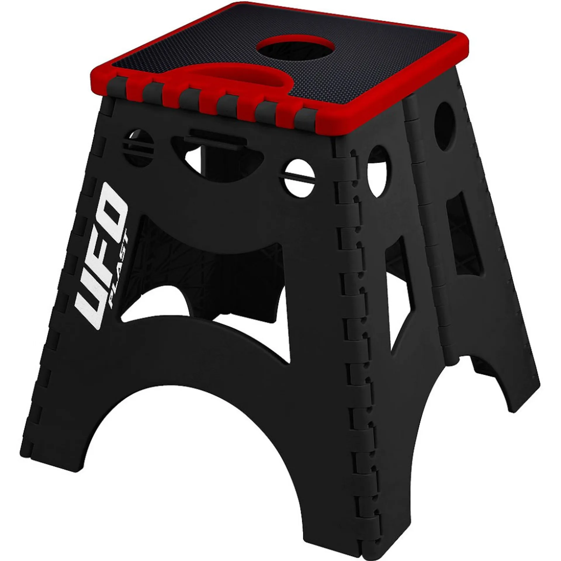 UFO Foldbart cykelstativ Sort/rød - UFO - Motocross Parts