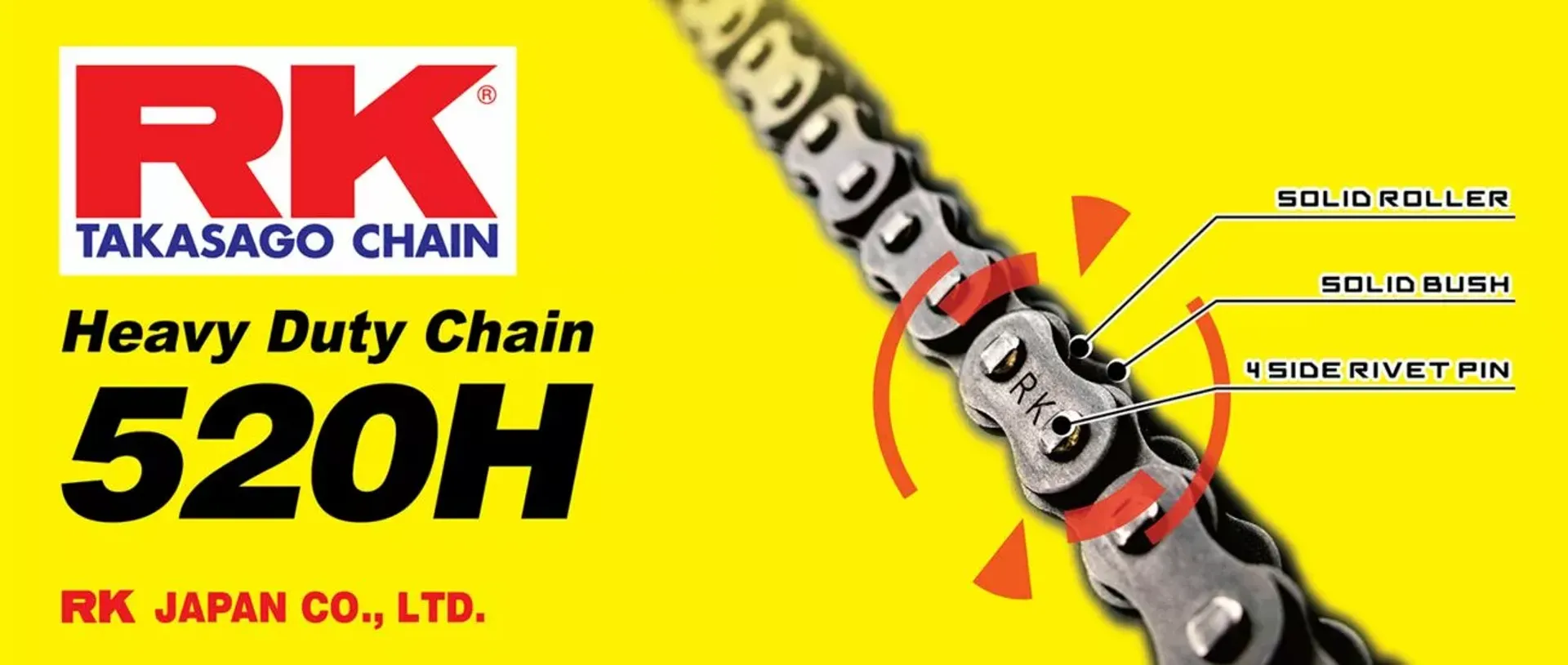 Rk Heavy Duty (H) M520H kæde - RK