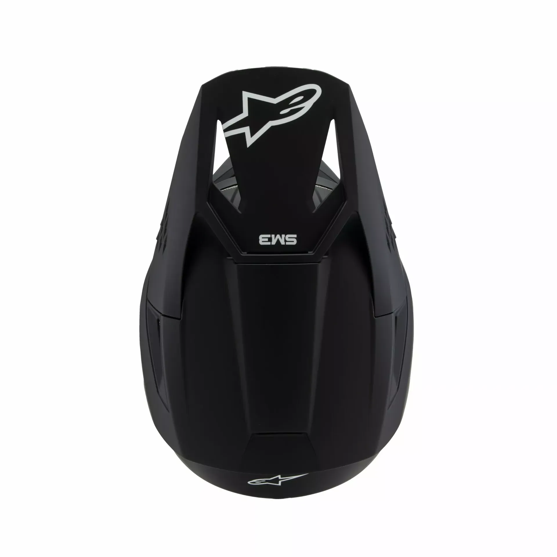 Alpinestars SM3 Børnehjelm - Solid sort - Alpinestars