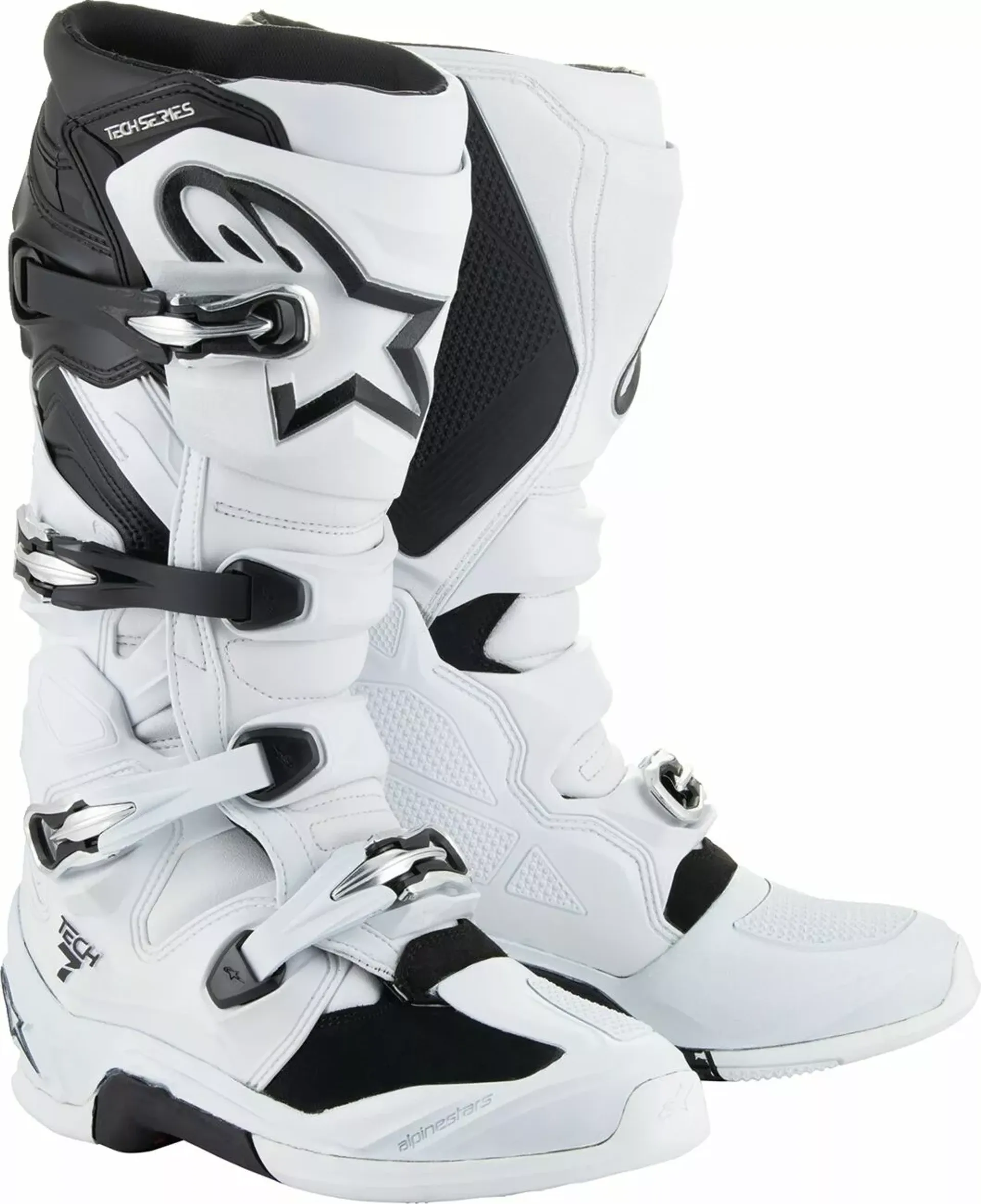 Alpinestars Tech 7 støvle – Hvid/Sort - Alpinestars - Motocross Parts