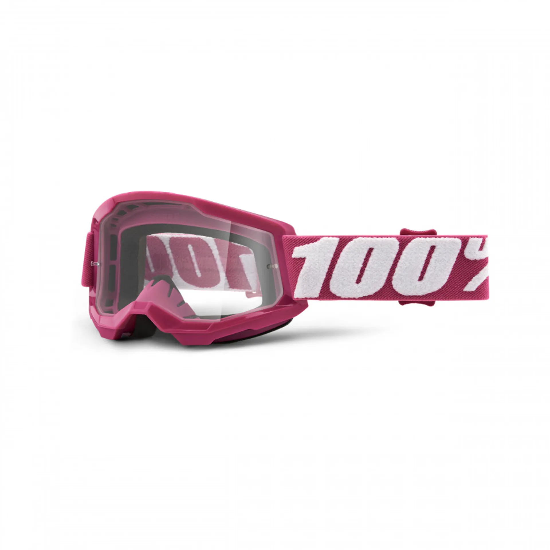 100%, STRATA 2 ungdomsbriller Fletcher - klart glas, KID - 100% - Motocross Parts