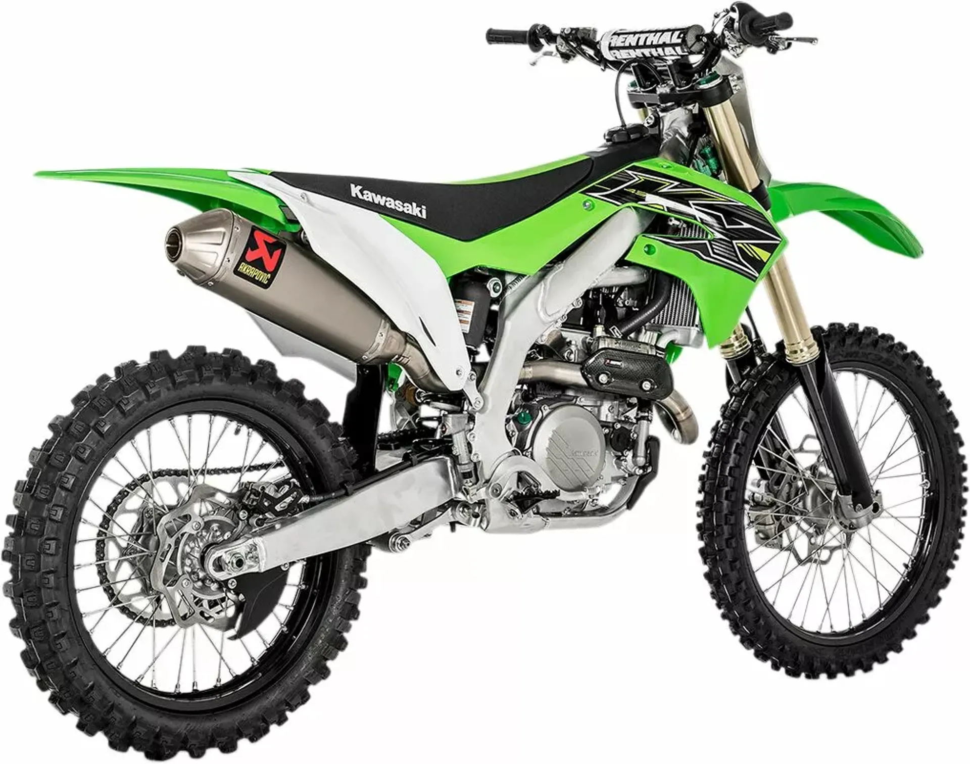 Akrapovic Evolution Line Exhaust System Kawasaki KX 450 4T 2019-2023 - Akrapovic - Motocross Parts