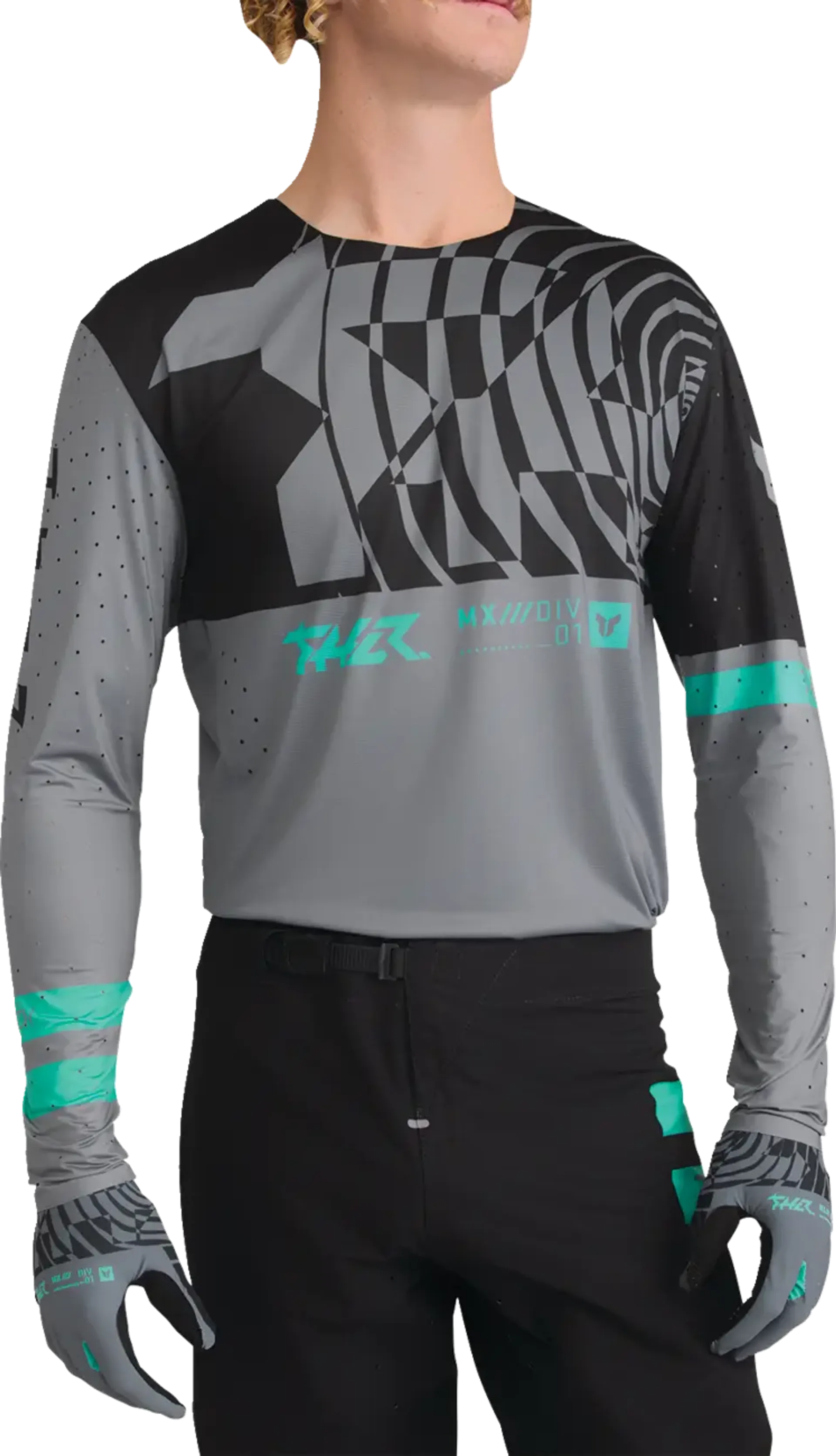 Thor Sportmode Pant - Mind Control Charcoal/Black - Thor