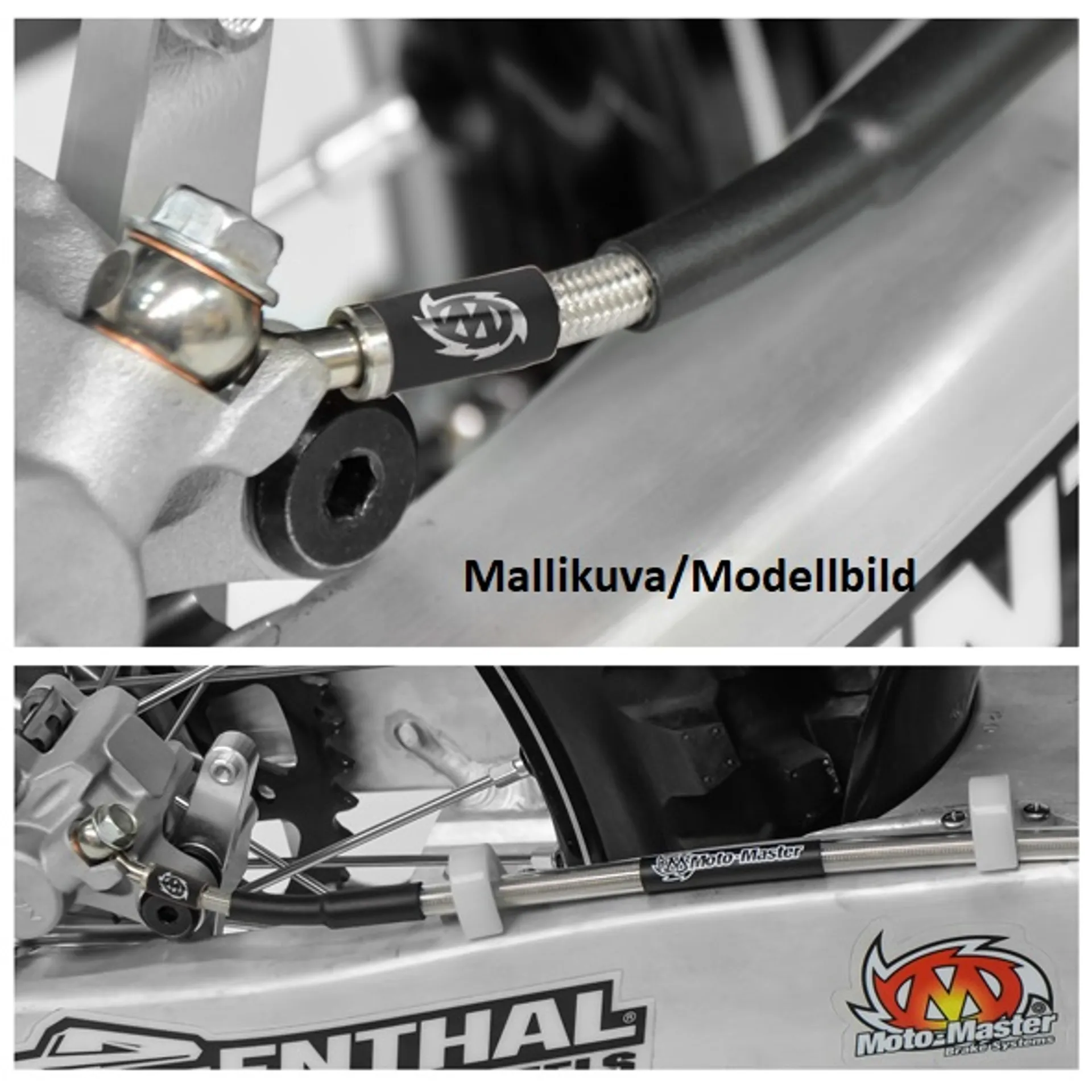Moto-Master Brakehose rear Yamaha: YZ125/250, YZF250/450 2008> - Moto-Master - Motocross Parts