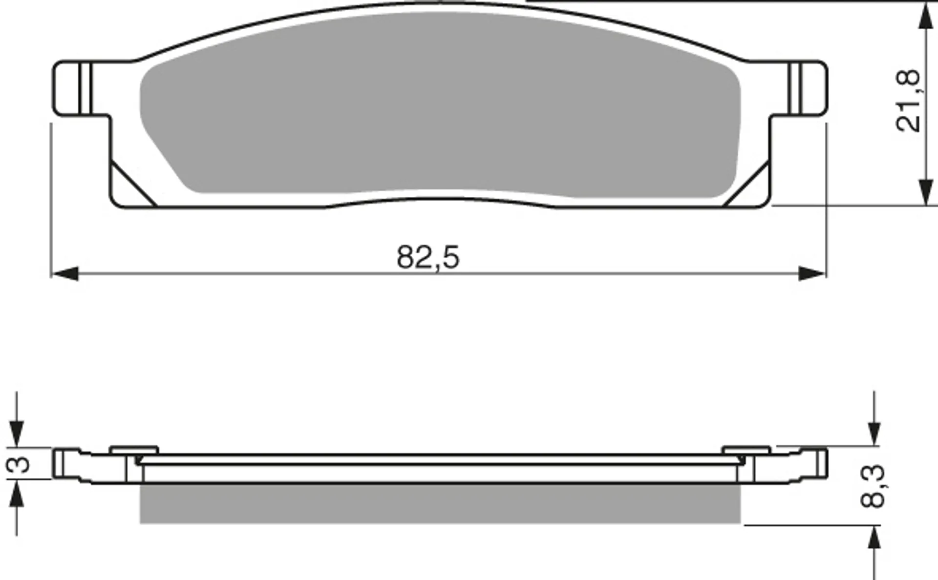 GOLDFREN Brake Pads 034 Ceramic Carbon AD - Goldfren - Motocross Parts