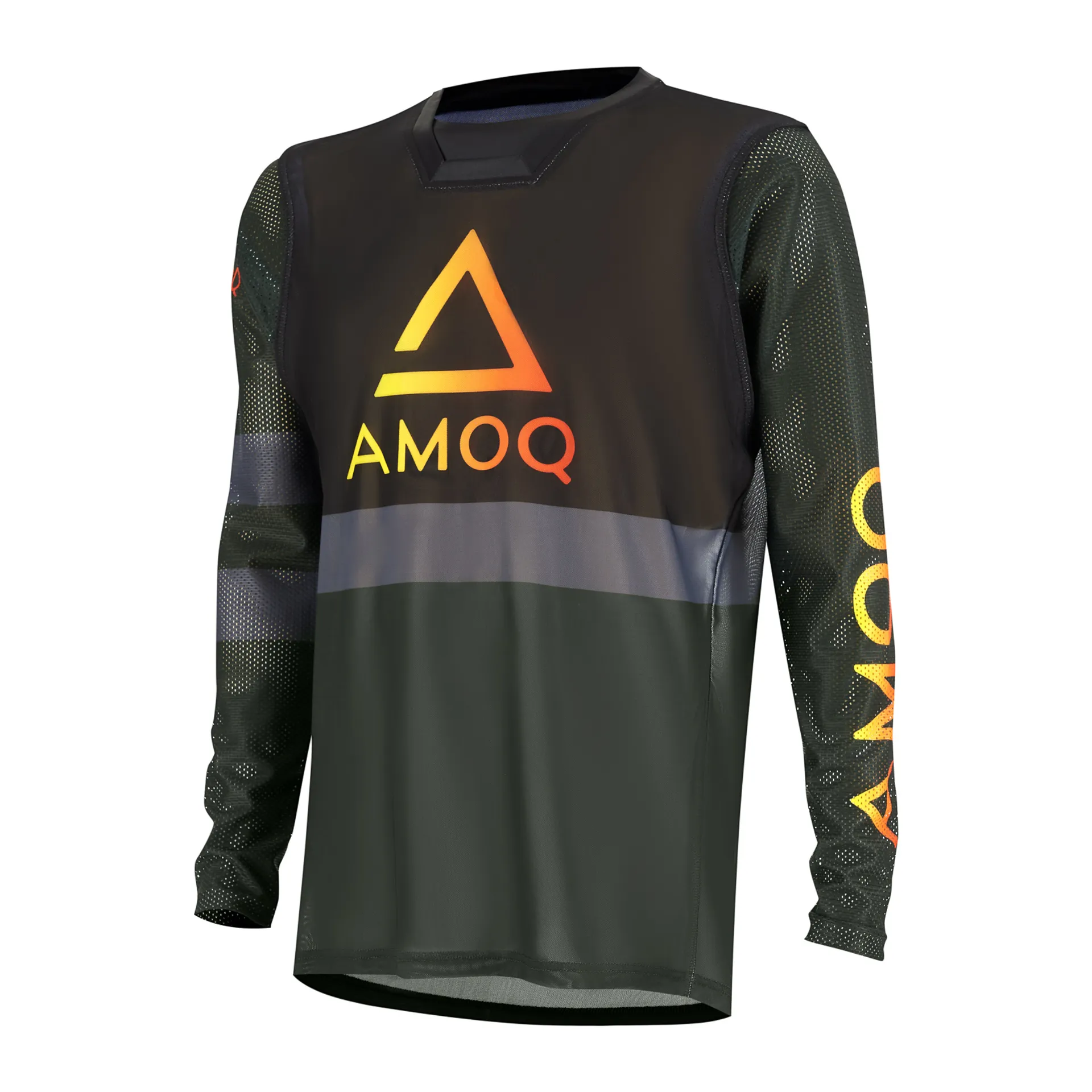 AMOQ Airline Mesh Jersey Military Green-Black AMOQ Airline Mesh Jersey Military Green-Black - AMOQ - Motocross Parts