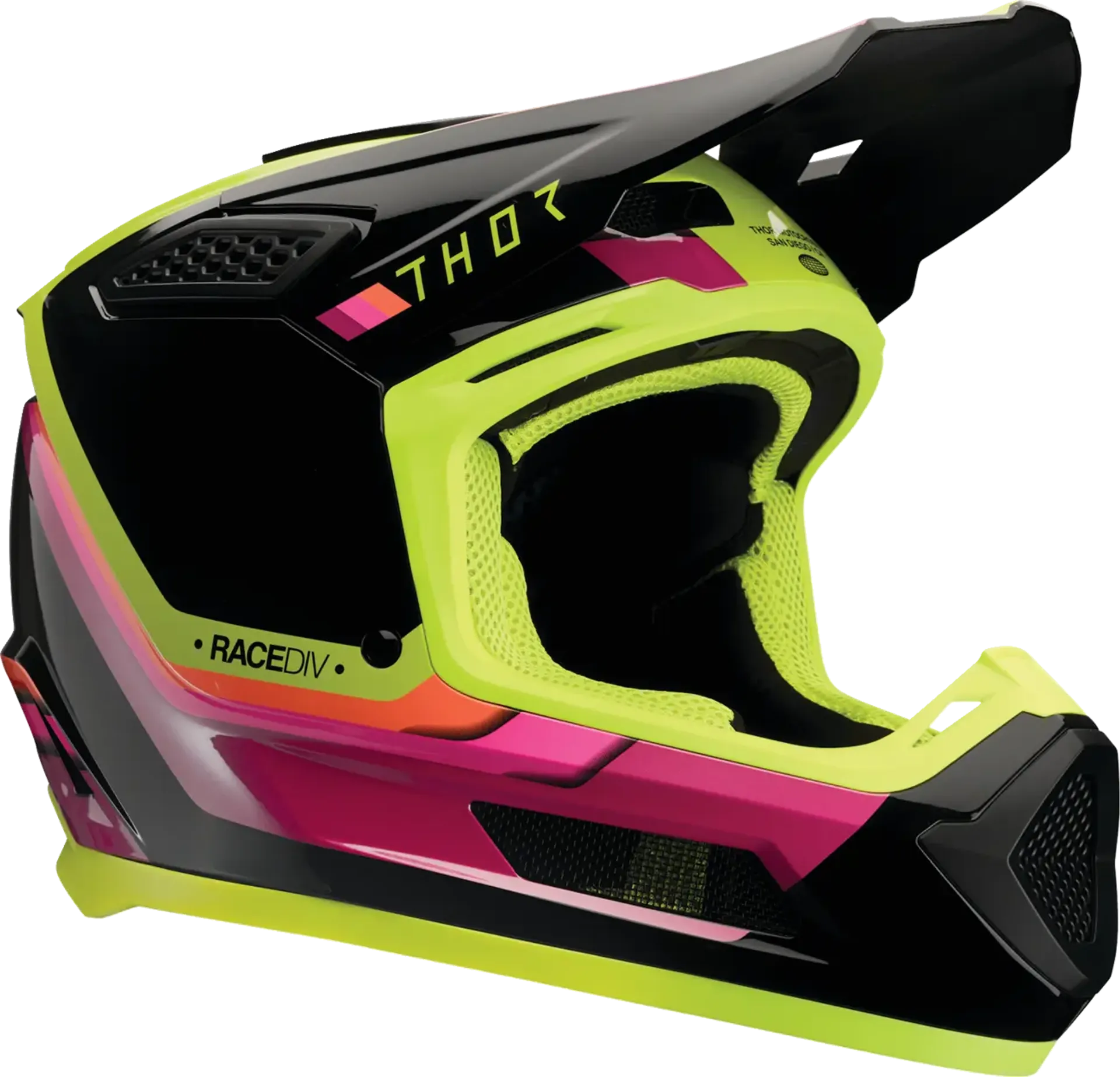 Thor Fleet-hjelm - Defy sort/syrlig - Thor