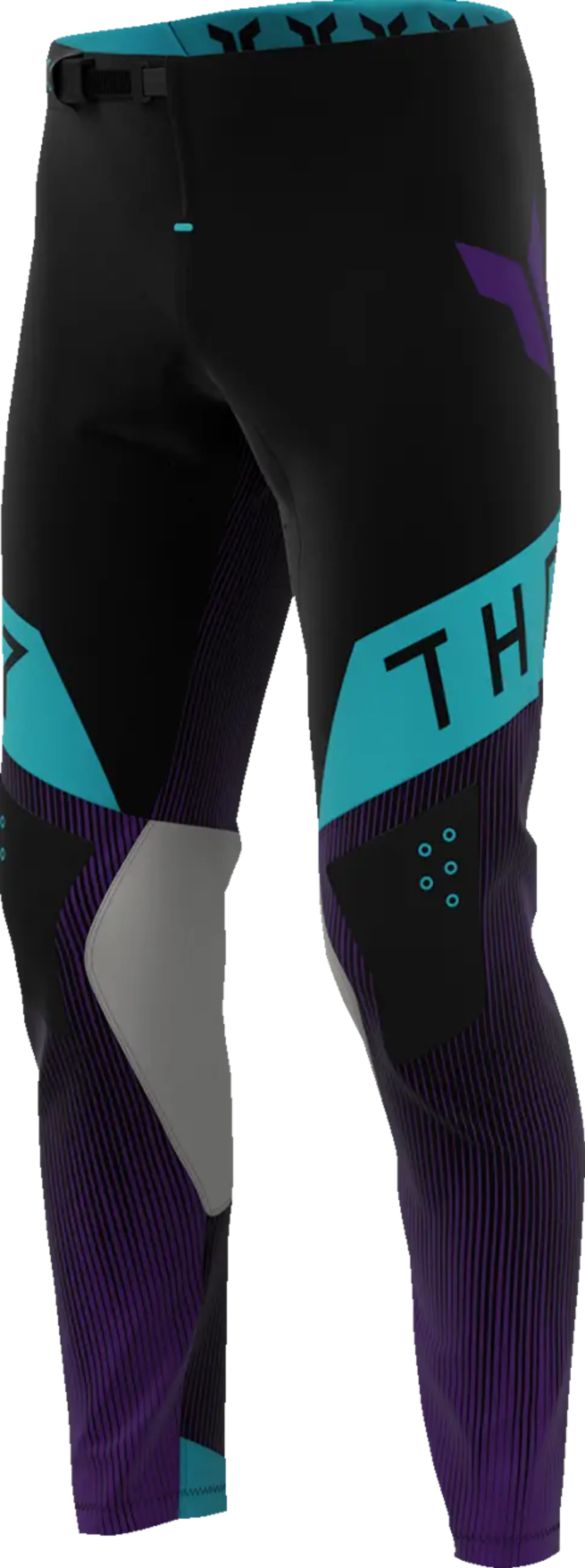 Thor Sportmode Pant - Vanish Black/Purple - Thor