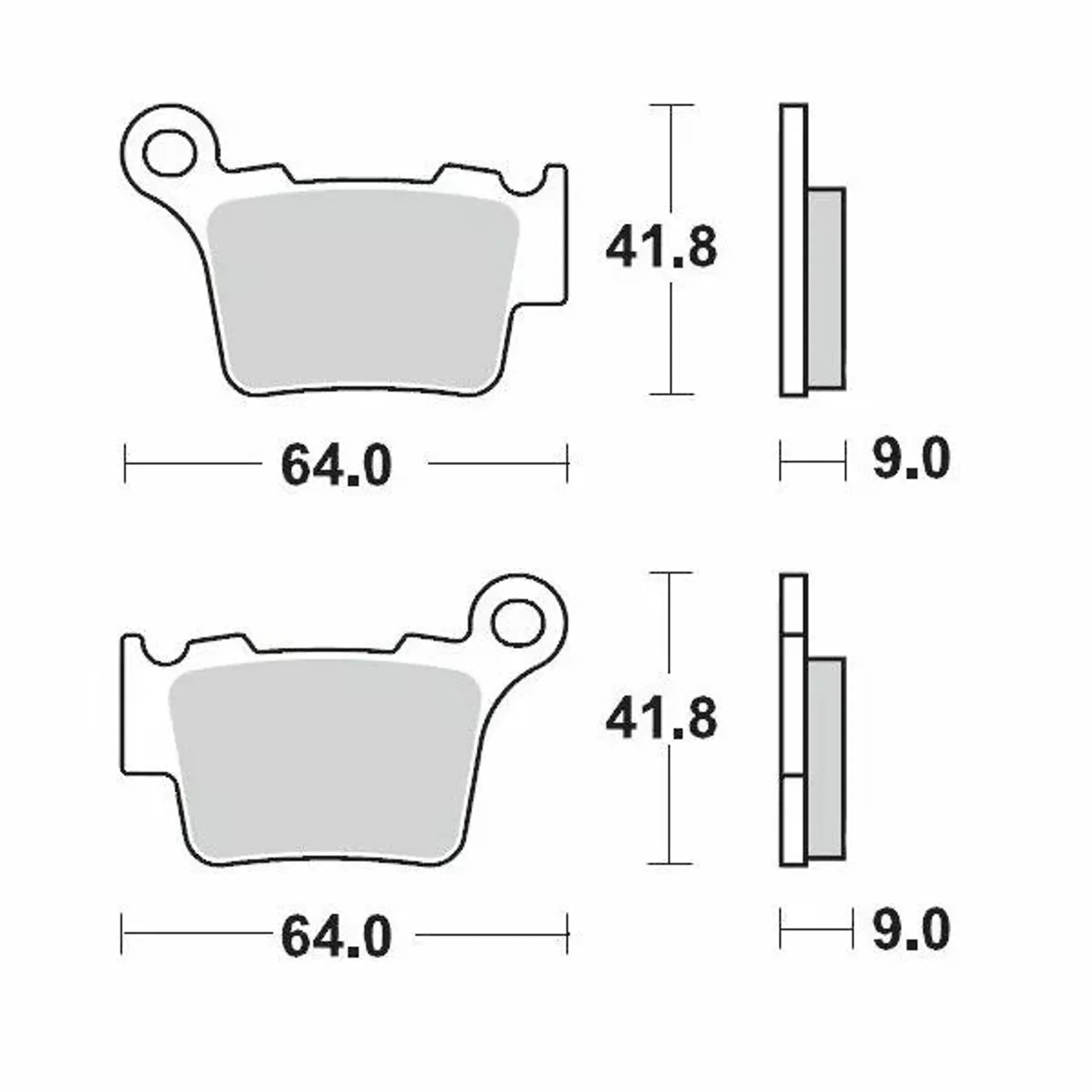 Moto-master Racing GP SinterPRO Offroad Brake Pads KTM 2003-2024 - Moto-Master