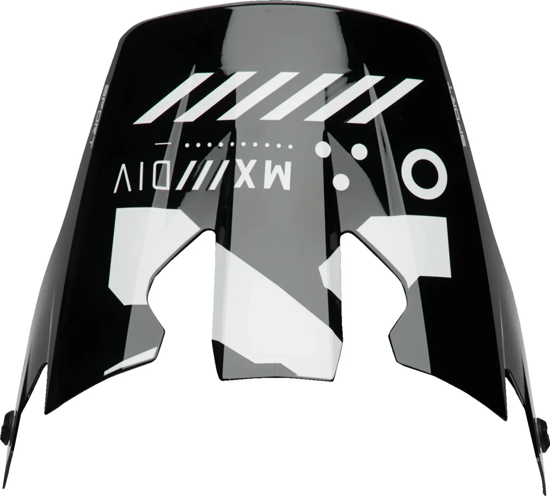 Thor Reflex Sport Helmet Visor - Strike Black / Red