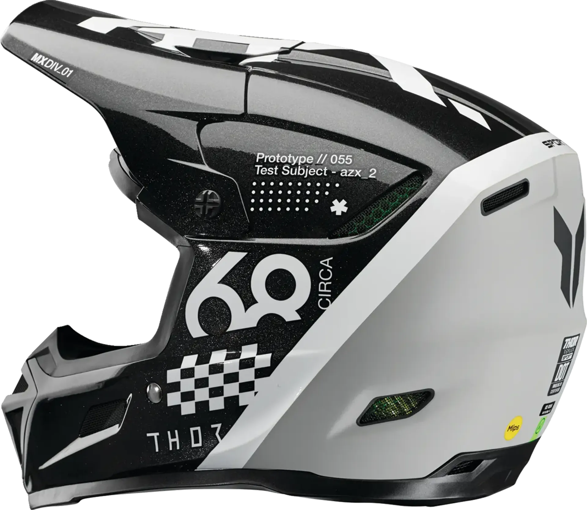 Casque Thor Reflex Sport Riot MIPS - Noir/Blanc - Thor