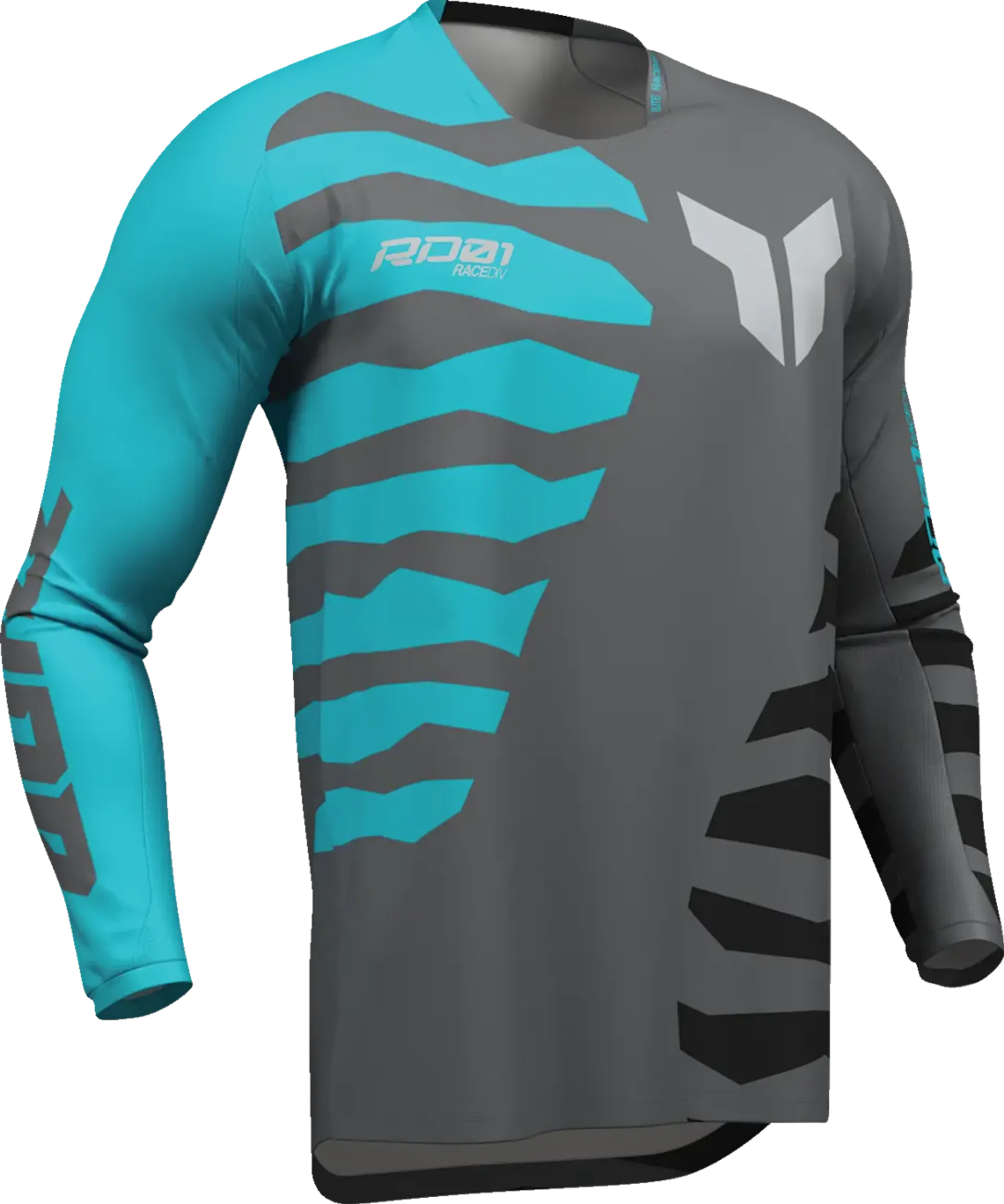 Thor Launchmode Jersey - Shredder Charcoal/Aqua - Thor