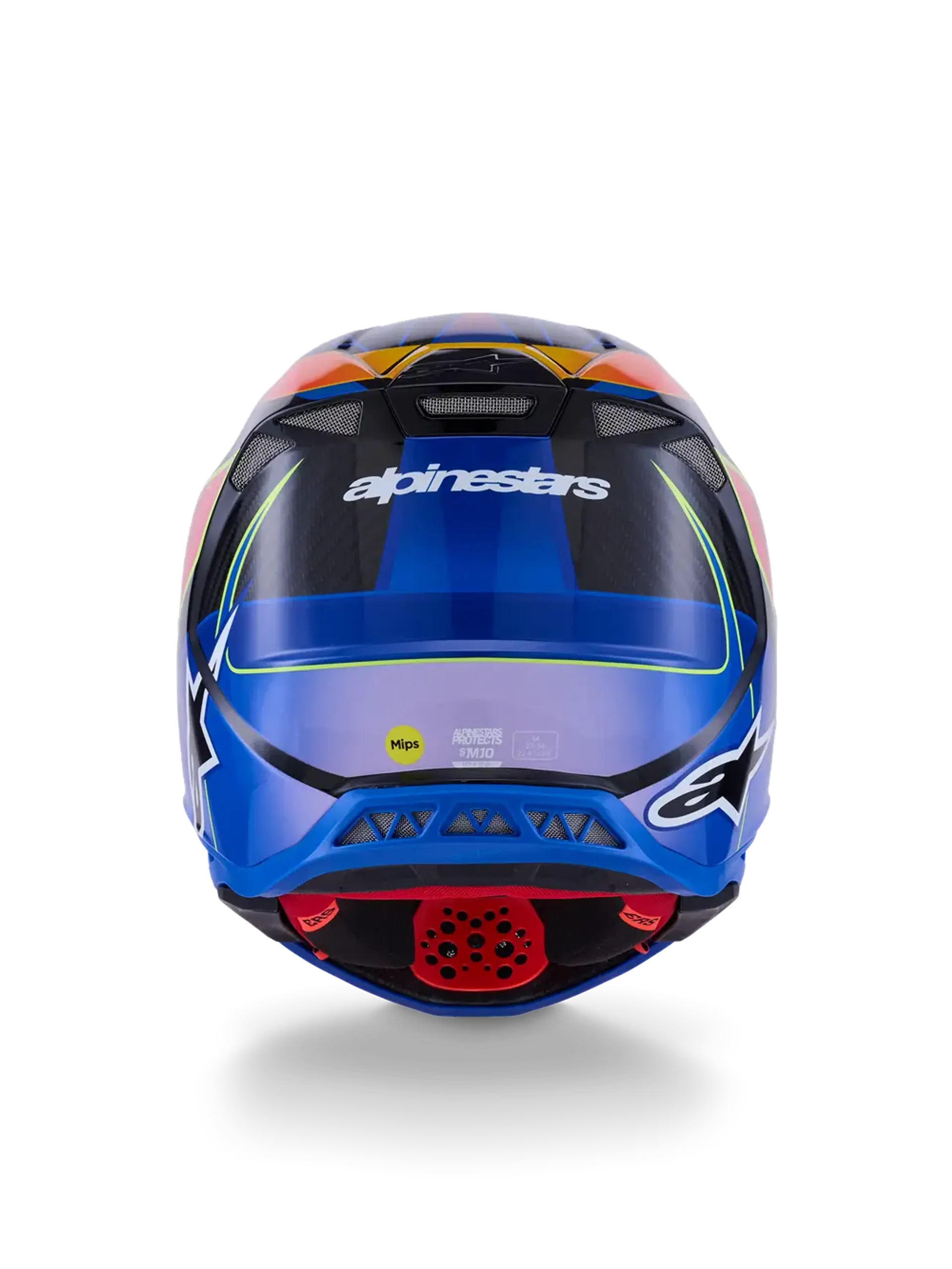Alpinestars SM10 Era MIPS hjelm - Blå/Rød/Gul - Alpinestars