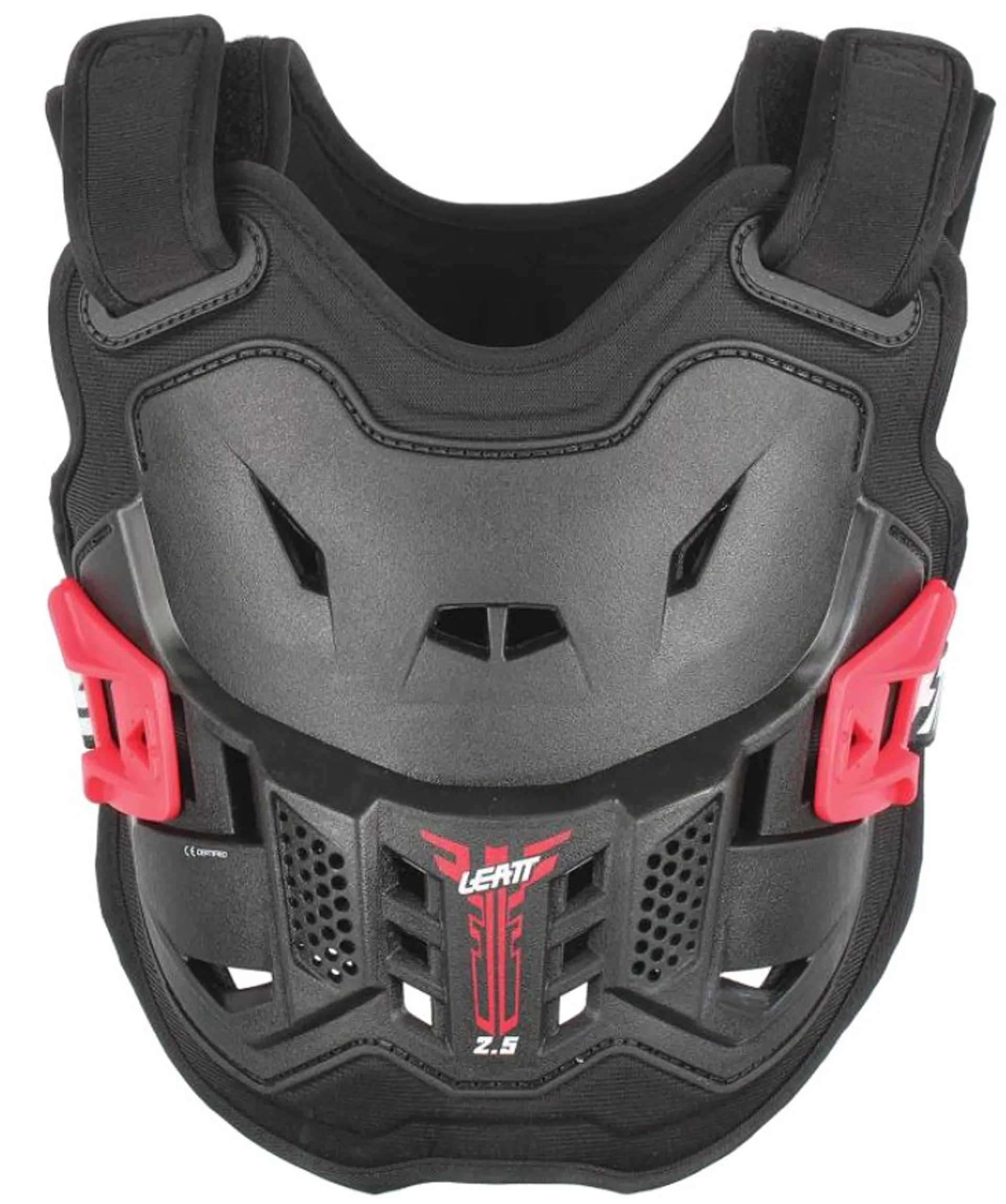 Leatt brystbeskytter 2.5 Blk/Red #Kids 110-134cm - Leatt - Motocross Parts