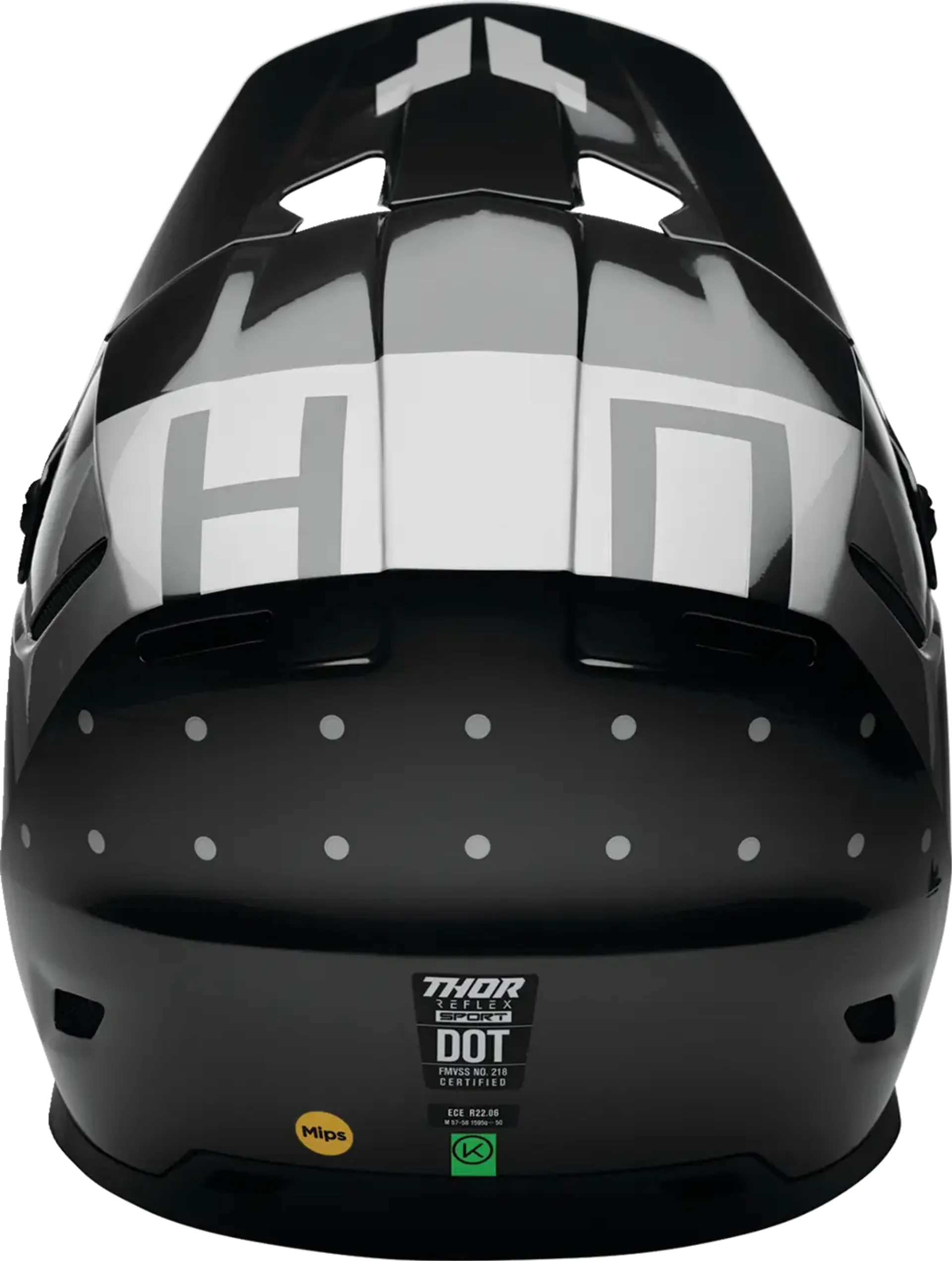 Thor Reflex Sport Rogue MIPS hjelm - Charcoal/Silver - Thor