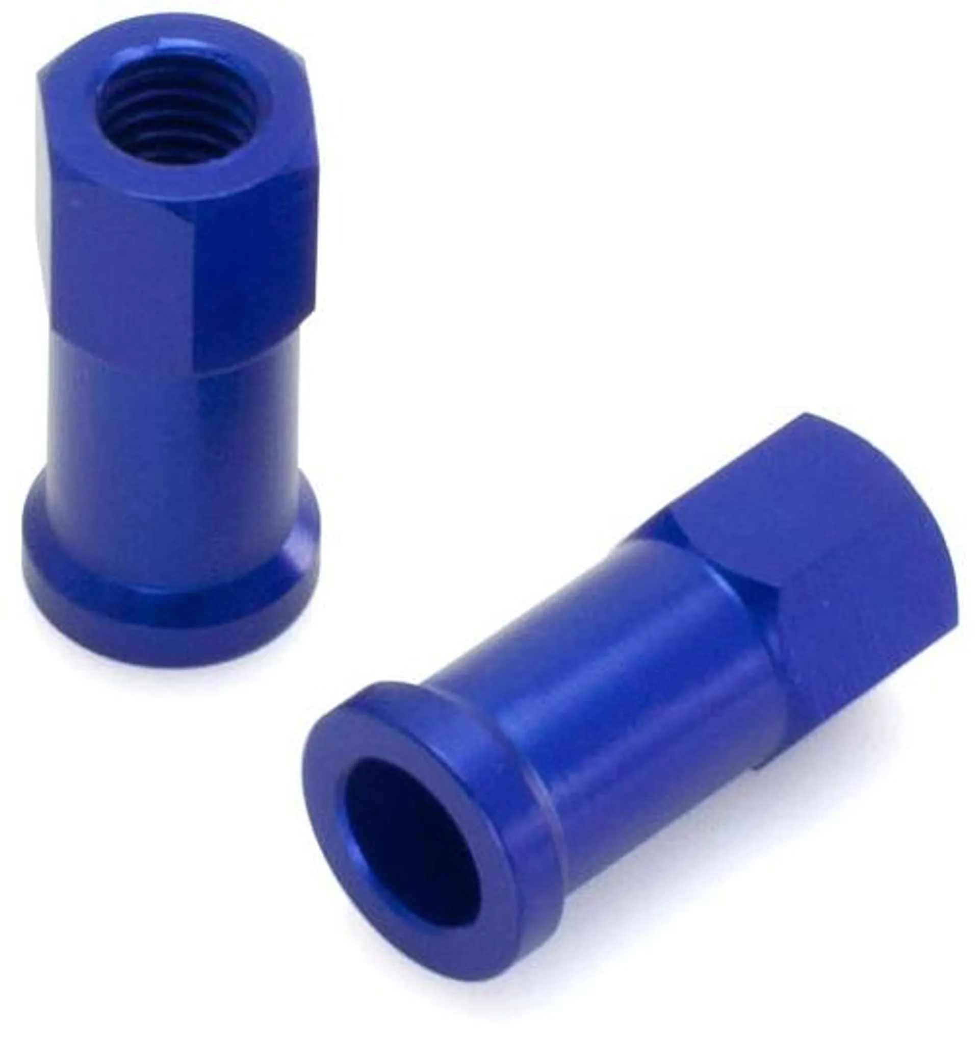 DRC fælglåsemøtrikker, 2 stk. – Blå  - DRC - Motocross Parts