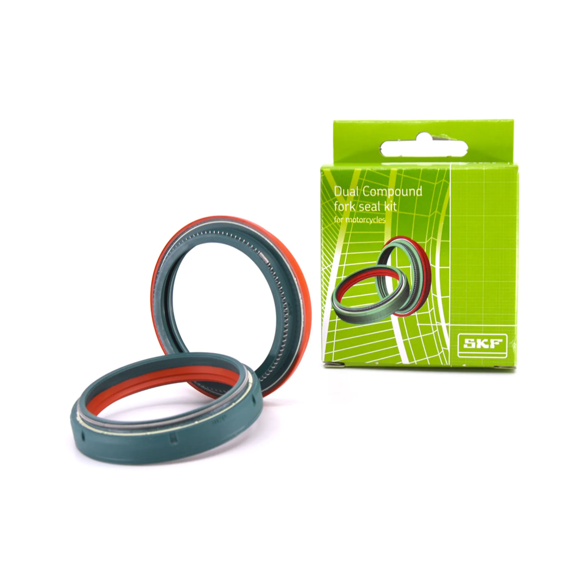 SKF olie- og skrabering Dual Compound 48mm WP - SKF - Motocross Parts