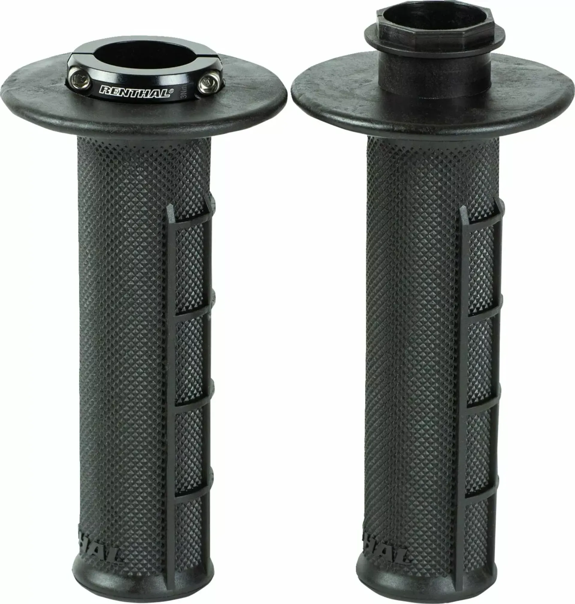 Renthal MX R-Works Lock-On Grips - Half Waffle ULTRATACKY - Renthal - Motocross Parts