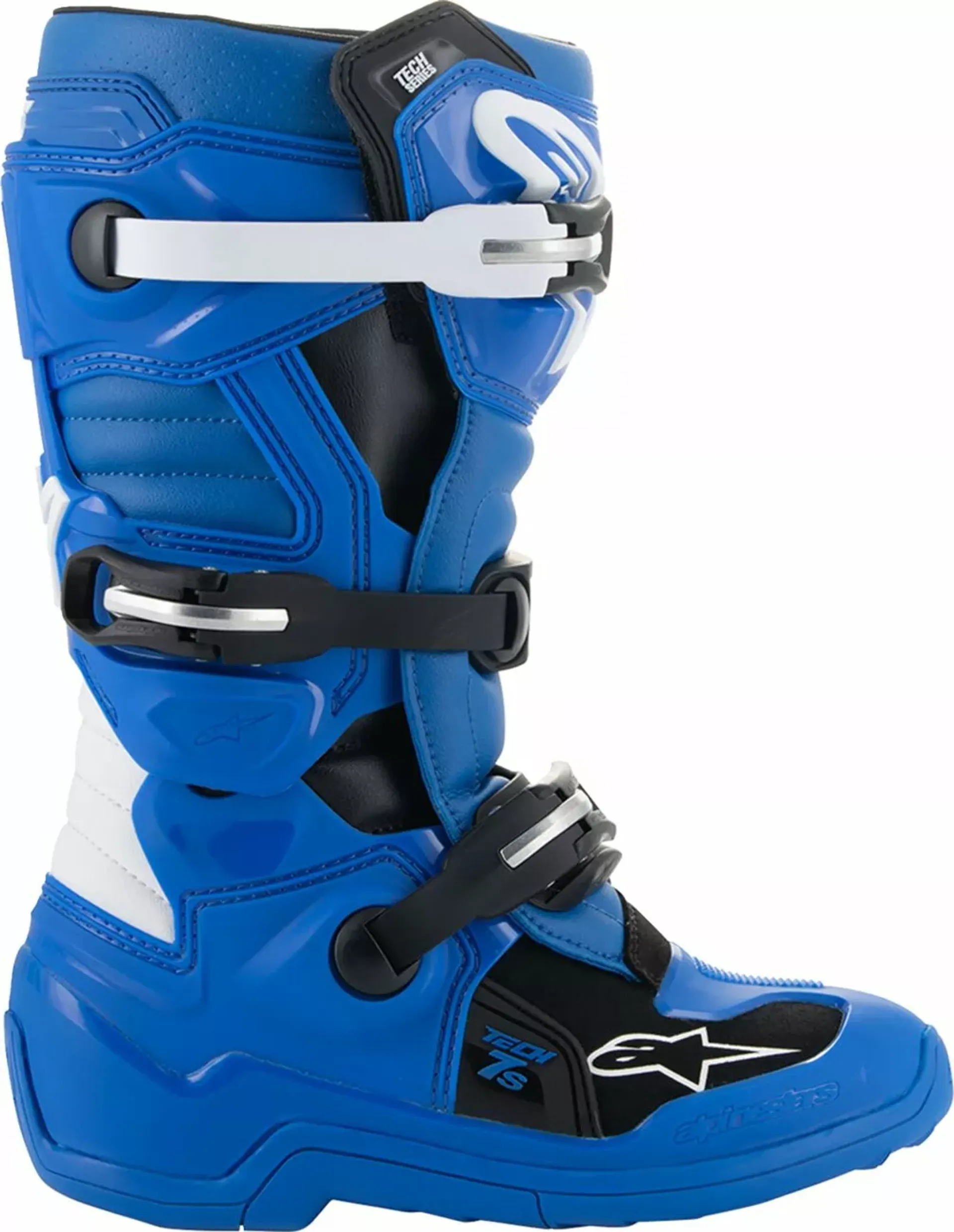 Alpinestars Tech 7s støvle – Blå/hvid - Alpinestars