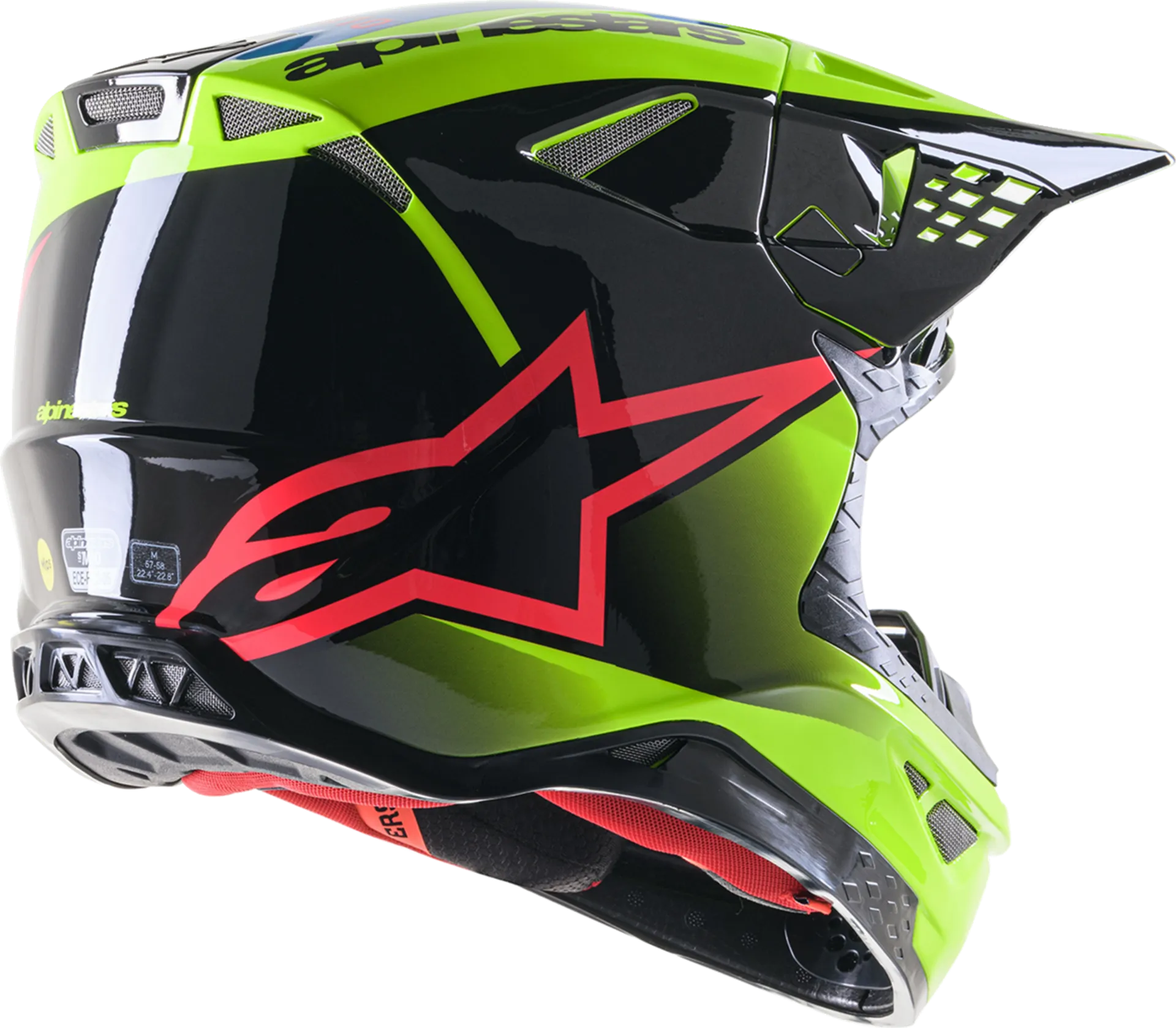 Alpinestars SM10 Helmet - Unite Yellow Fluo - Alpinestars