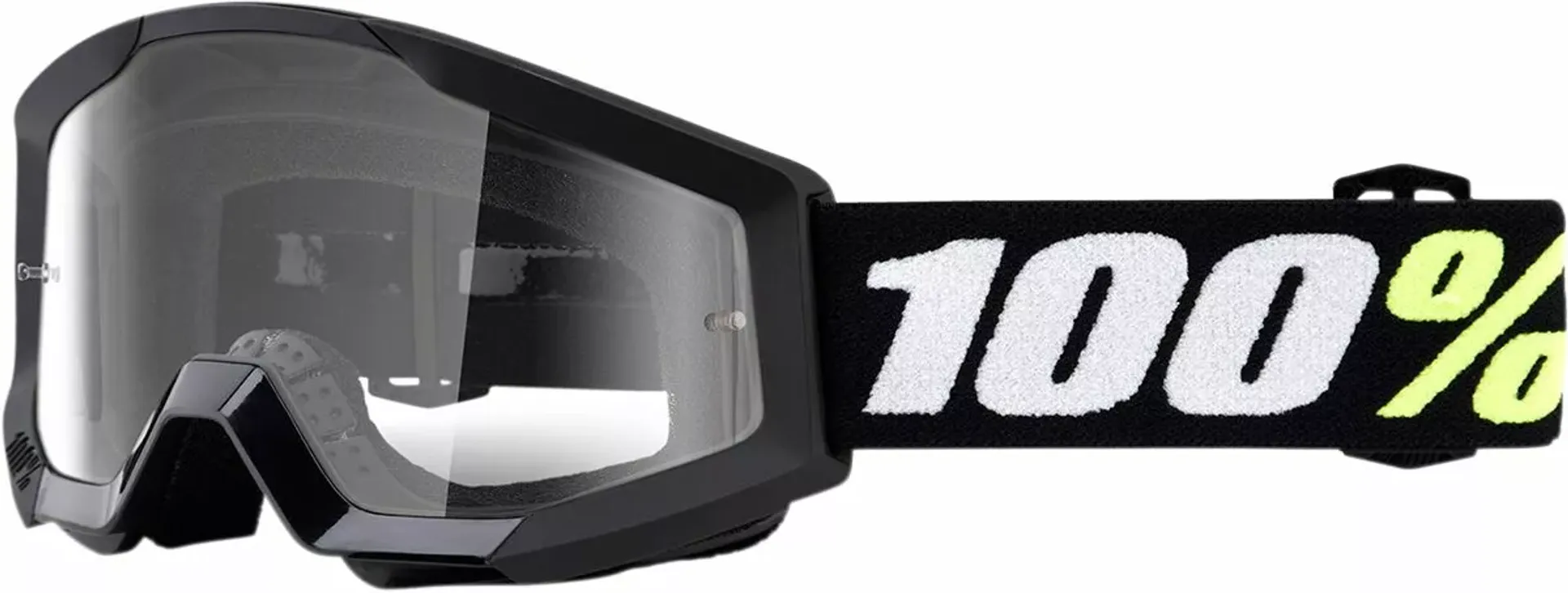 100% Strata Mini Briller Sort / Klar - 100% - Motocross Parts