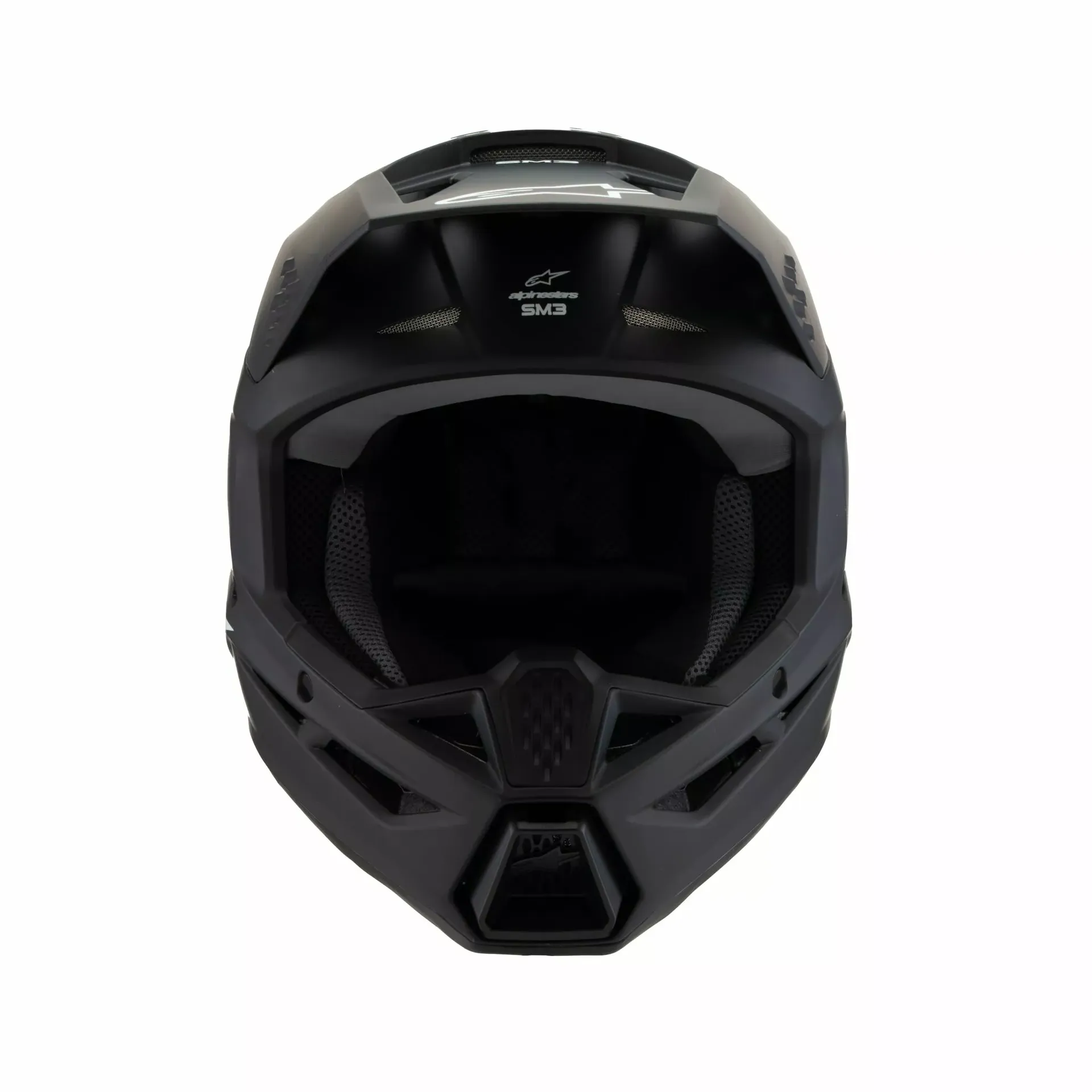 Alpinestars SM3 Børnehjelm - Solid sort - Alpinestars