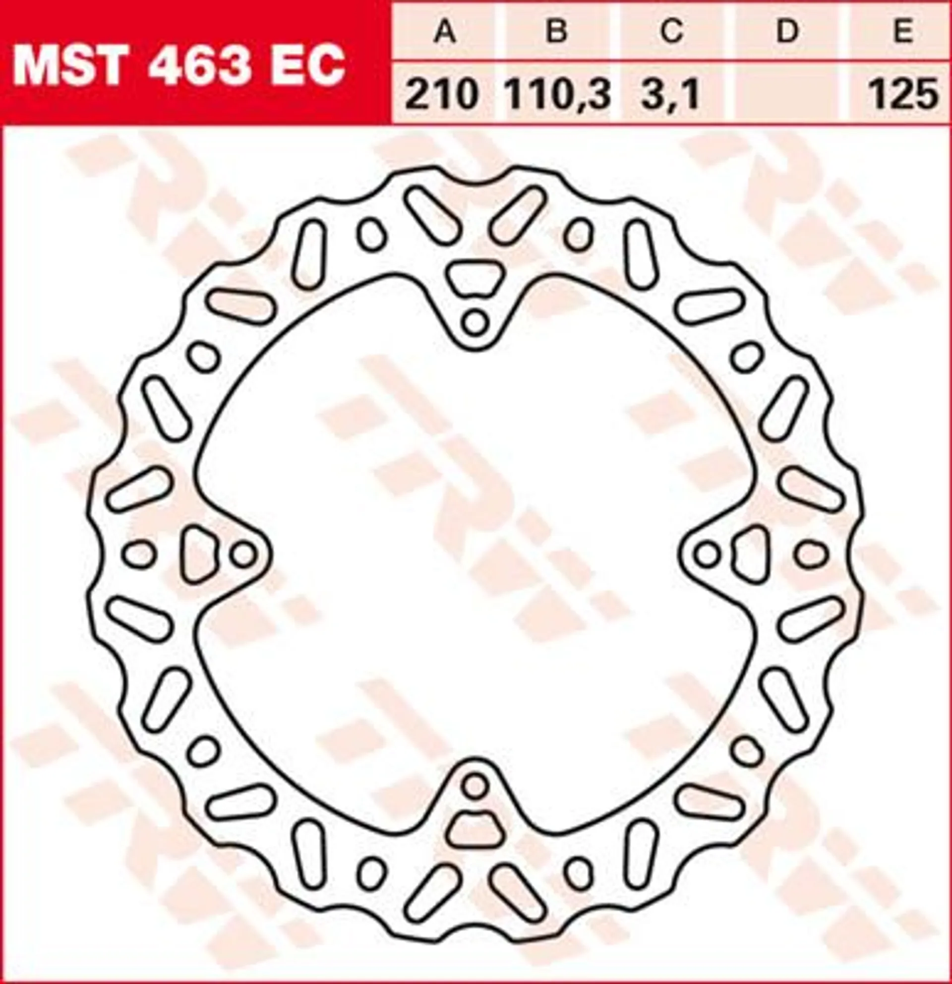Trw EC Cross Design bremseskive KTM 85 SX 2011-2023 - TRW