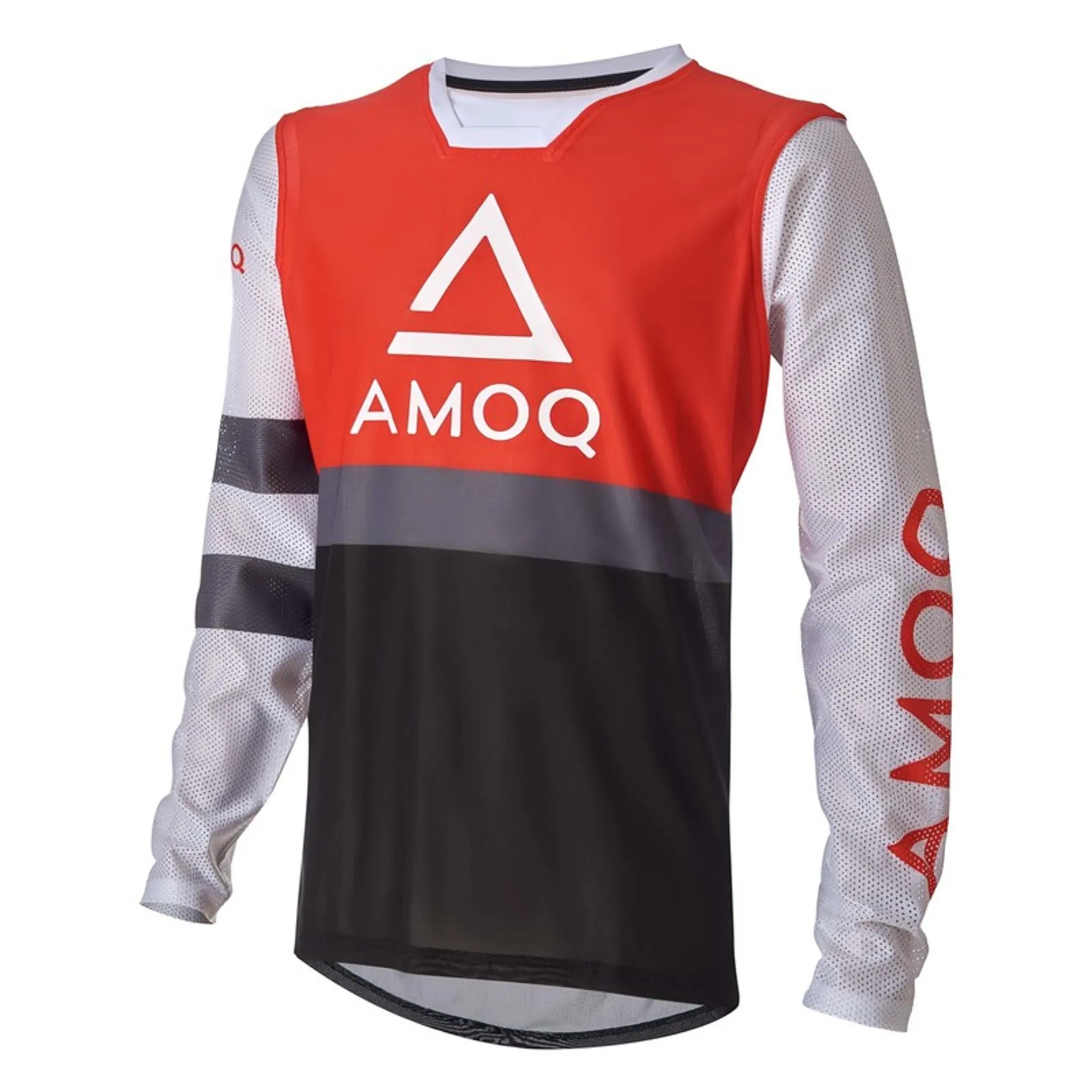 AMOQ Airline Mesh Jersey Rød/Hvid - AMOQ - Motocross Parts