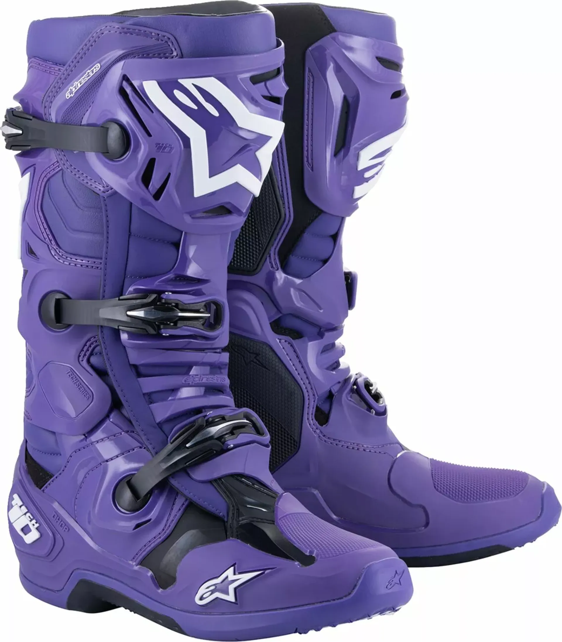 Alpinestars støvler Tech 10 – Lilla - Alpinestars - Motocross Parts