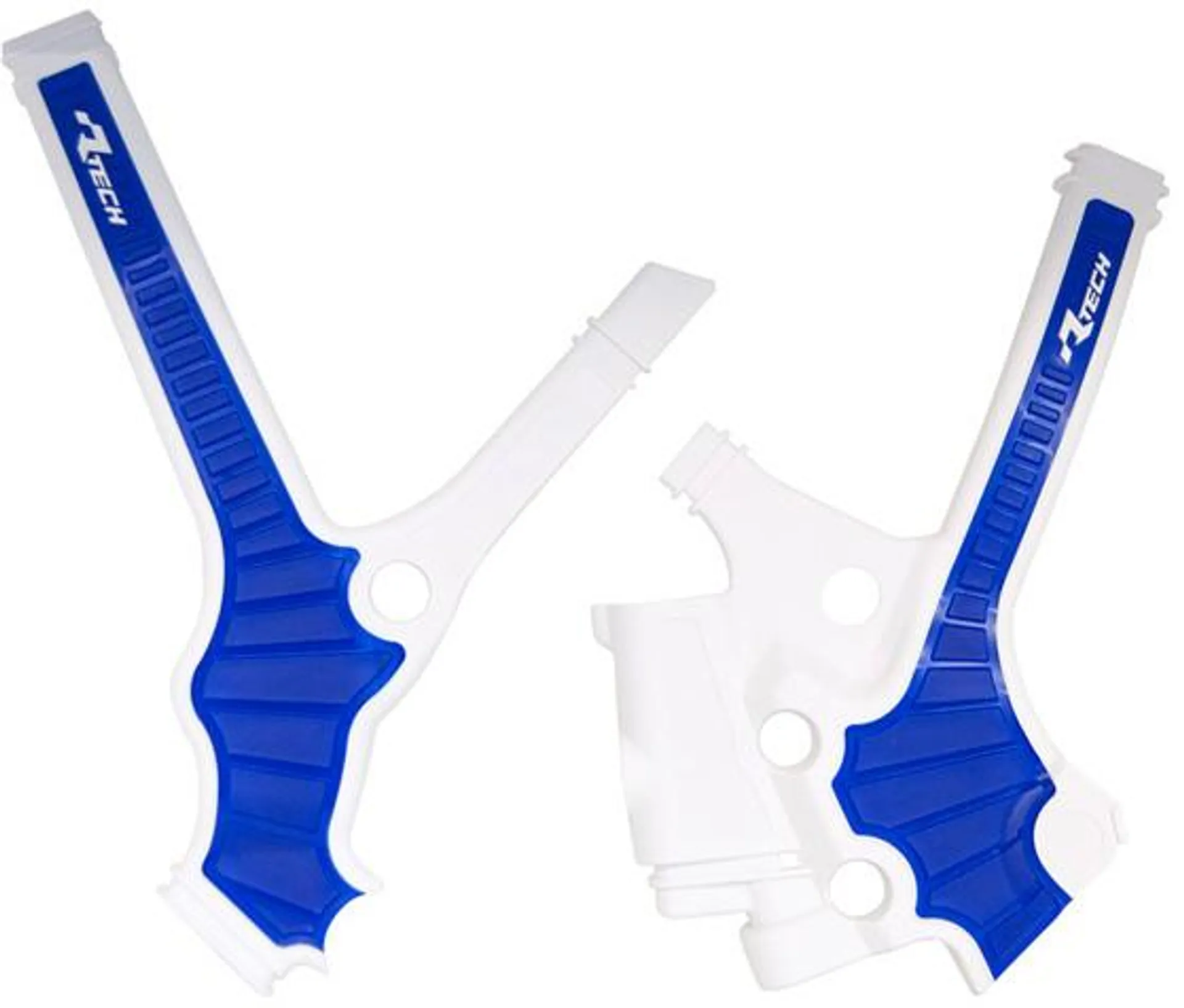 RTech rammebeskyttere YZ85 2022-... - Hvid/Blå - Rtech - Motocross Parts