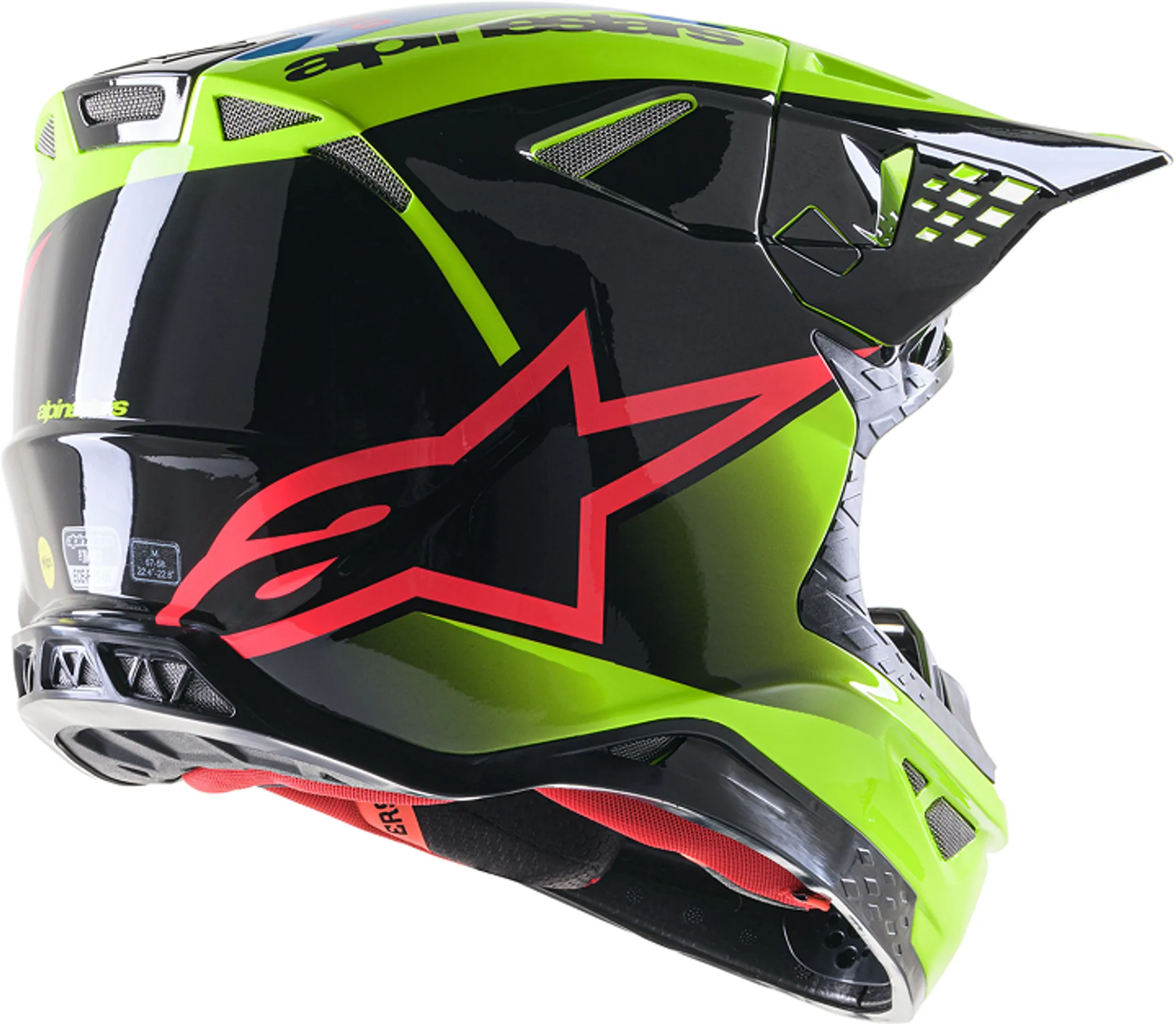 Alpinestars SM10 Helmet - Unite Yellow Fluo - Alpinestars