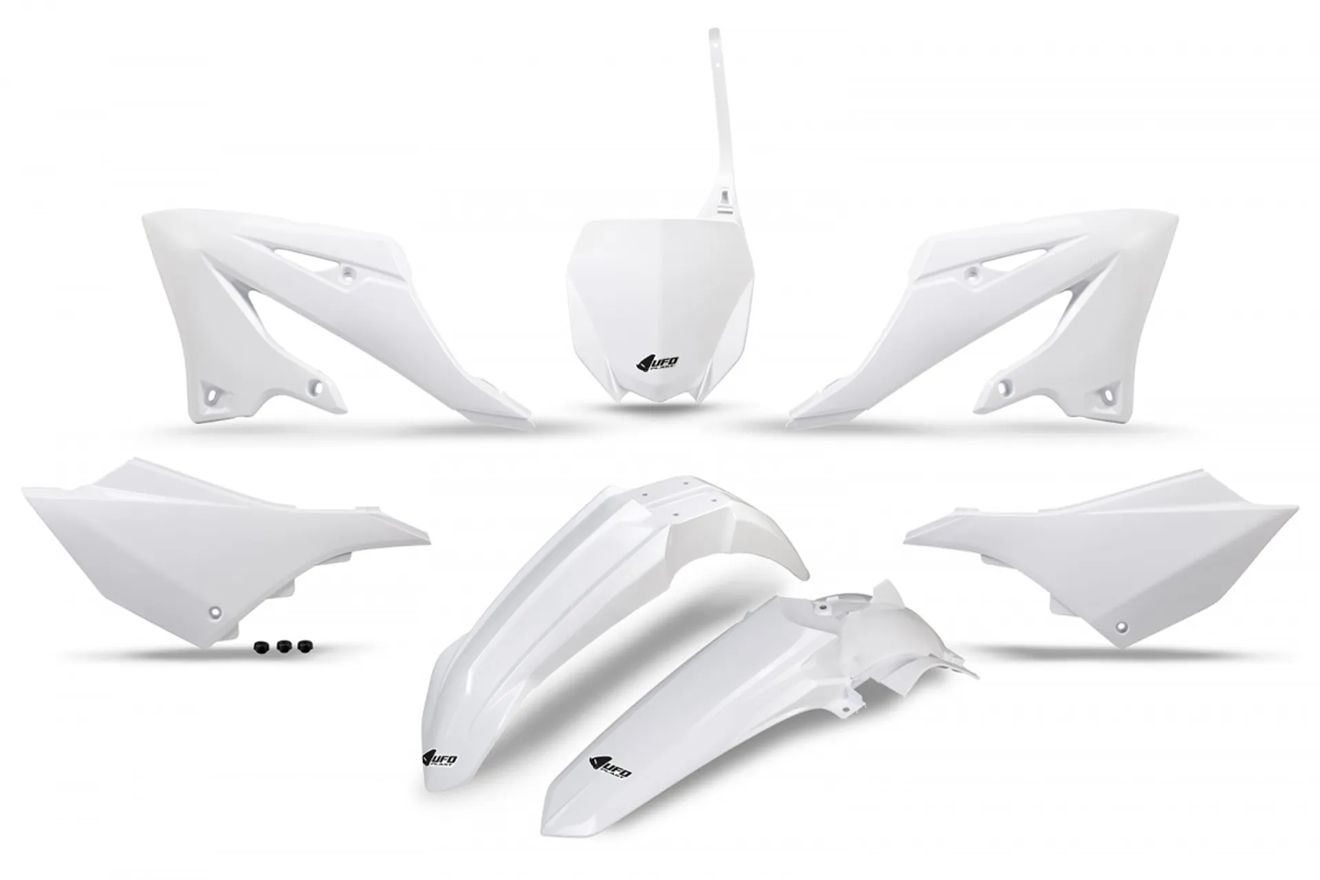 UFO Plastic kit 5-parts White 046 YZ125/250 2022- - UFO - Motocross Parts