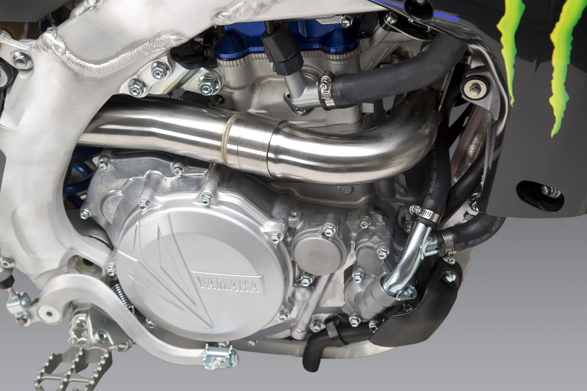 Yoshimura YZ450F 20-21 RS-12 Rustfri fuld udstødning, med aluminiums lydpotte - Yoshimura