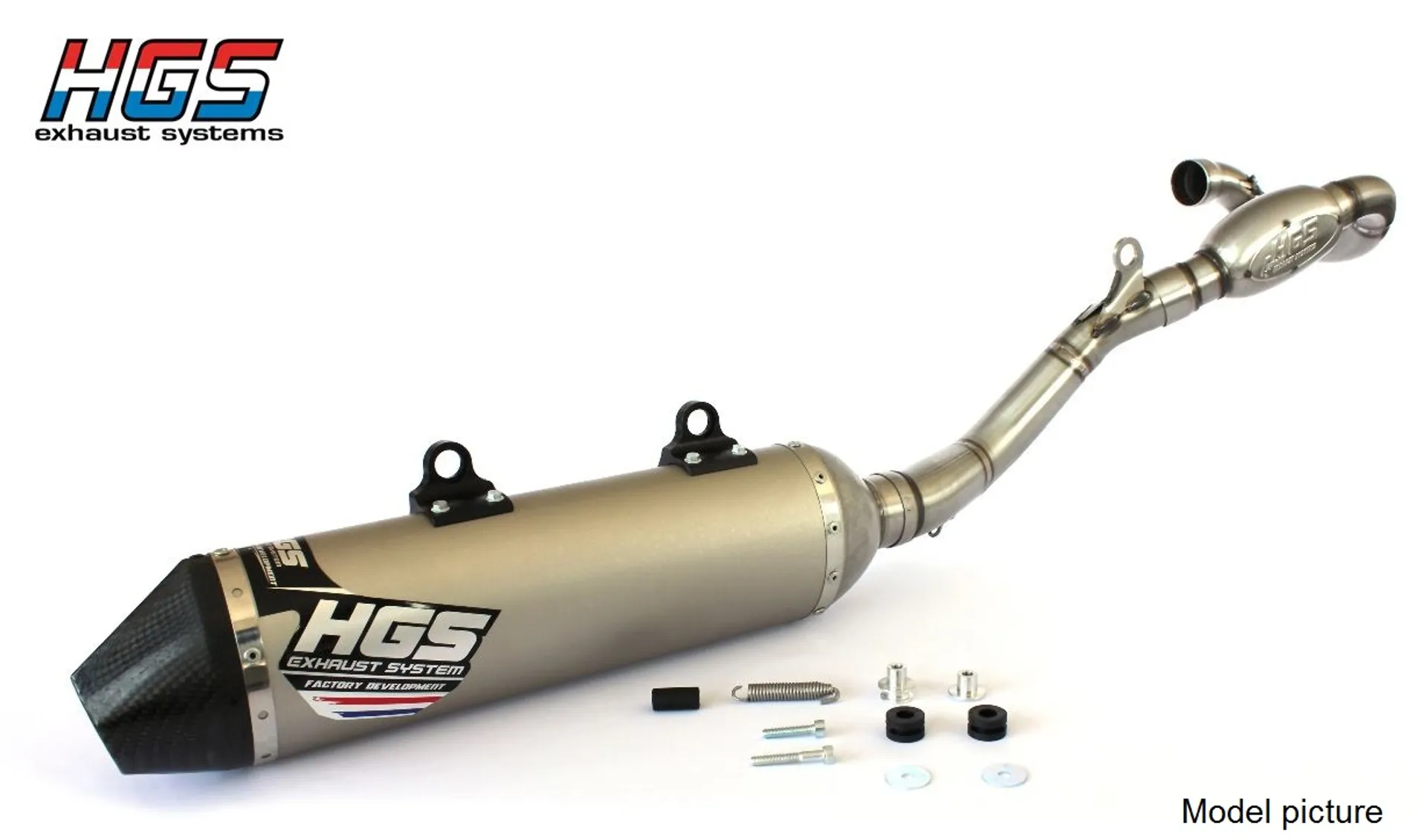 HGS Exhaust system 4T Complete set KTM 250SX-F 19-22/FC250 19-22 - HGS