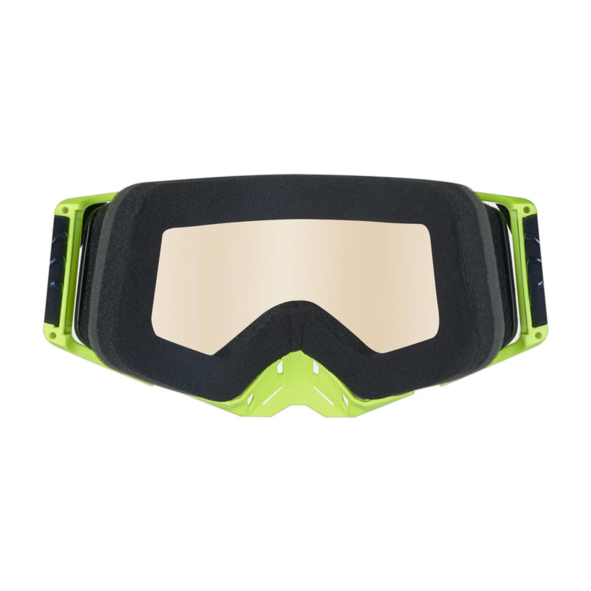 AMOQ Aster MX Goggles Black-HiVis - AMOQ