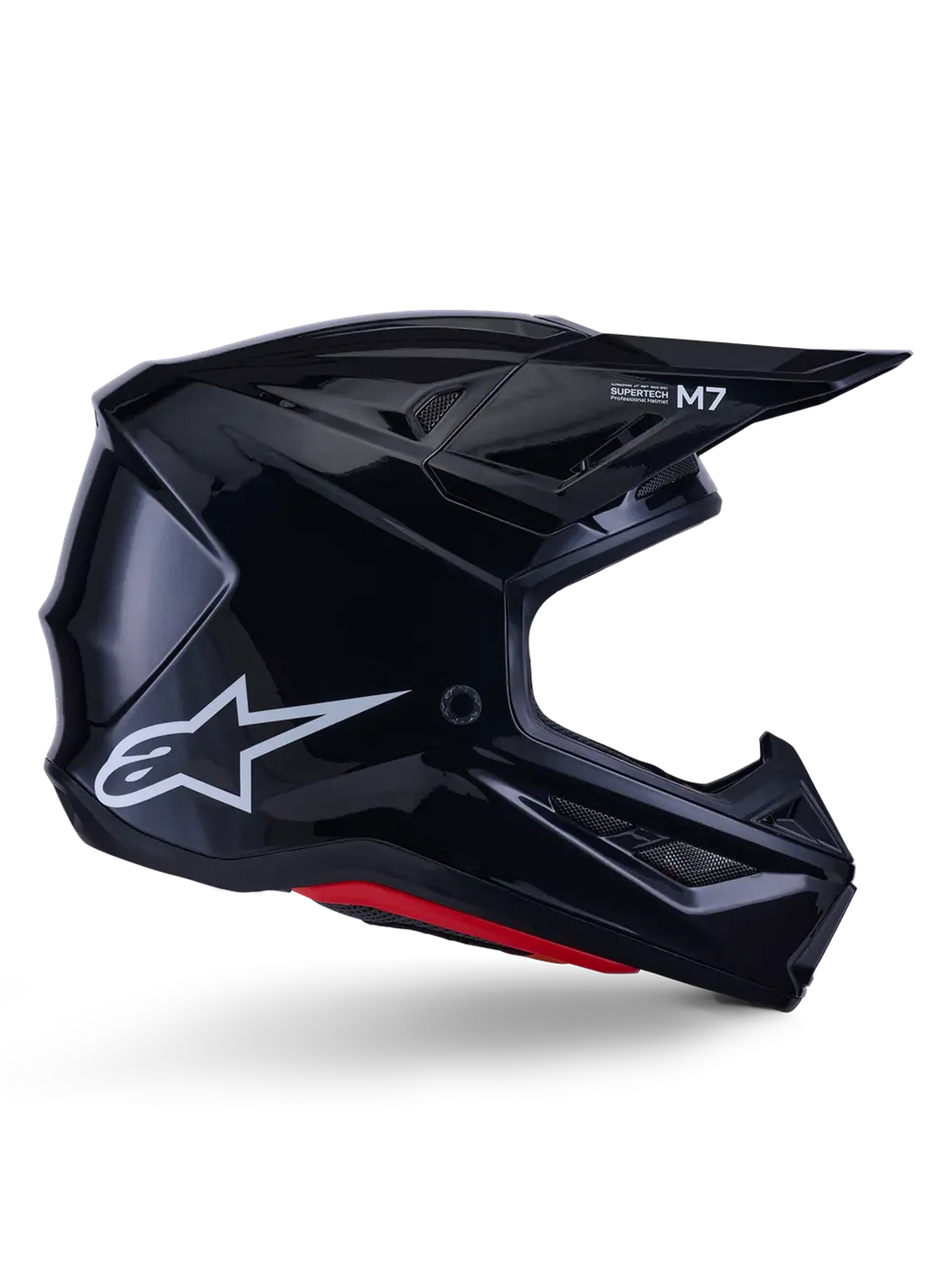 Alpinestars SM7 hjelm - Sort blank - Alpinestars